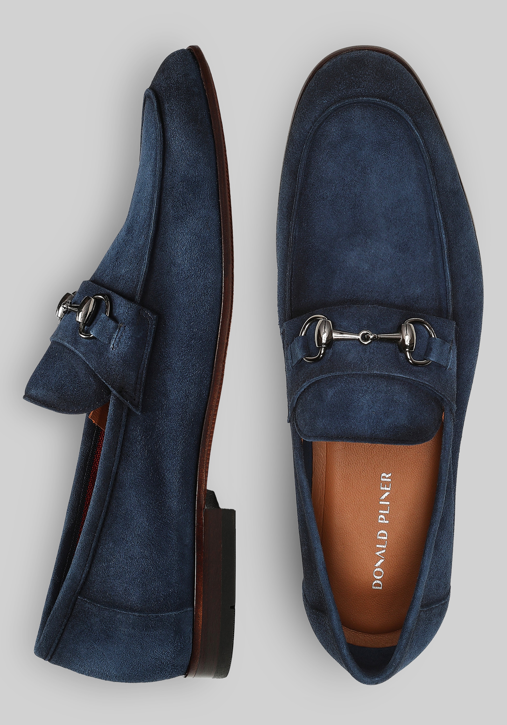 Donald Pliner Ted Bit Suede Loafers