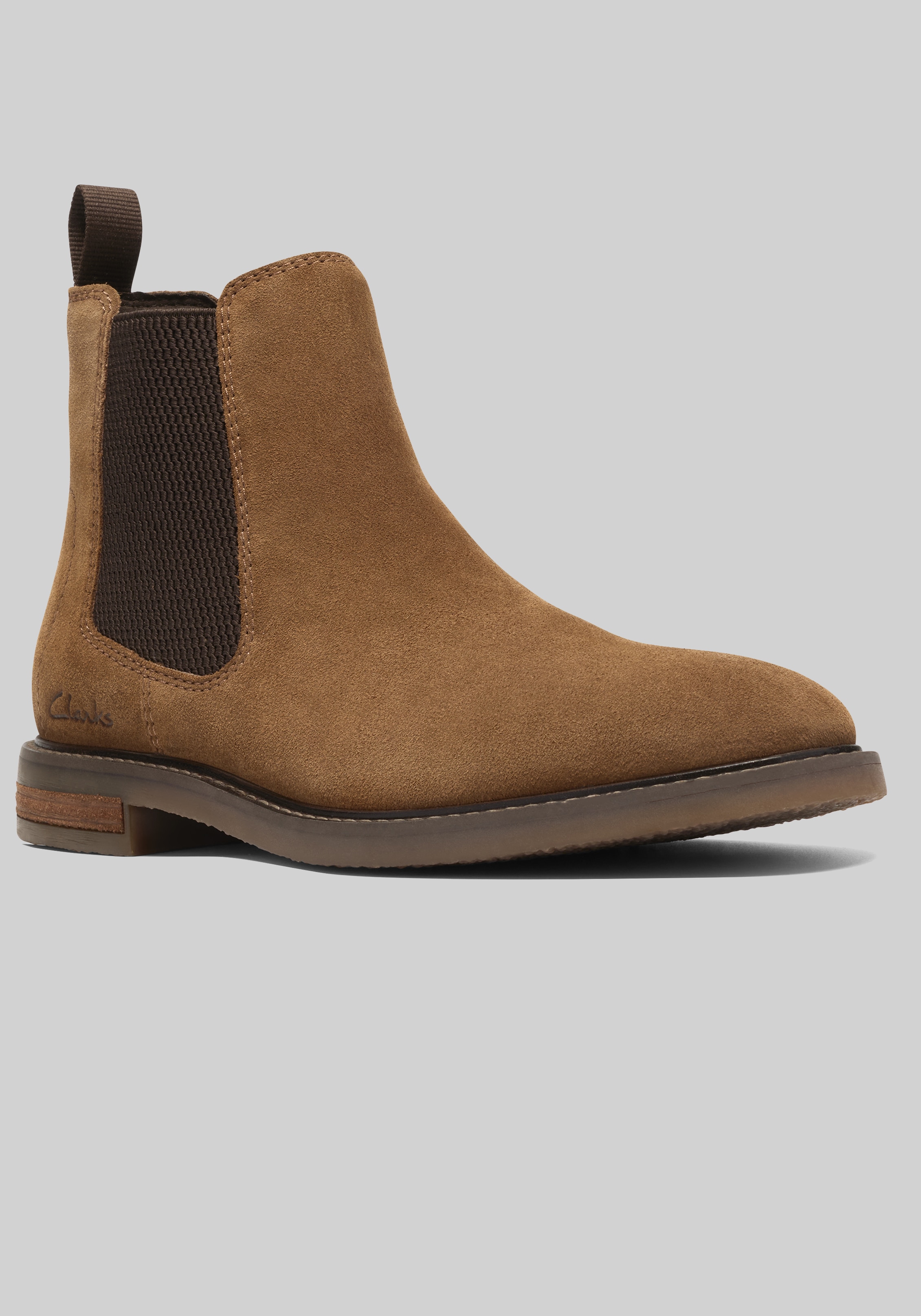 Men's Shoes, Clarks Jaxson Easy Pull-On Boots - Jos A Bank
