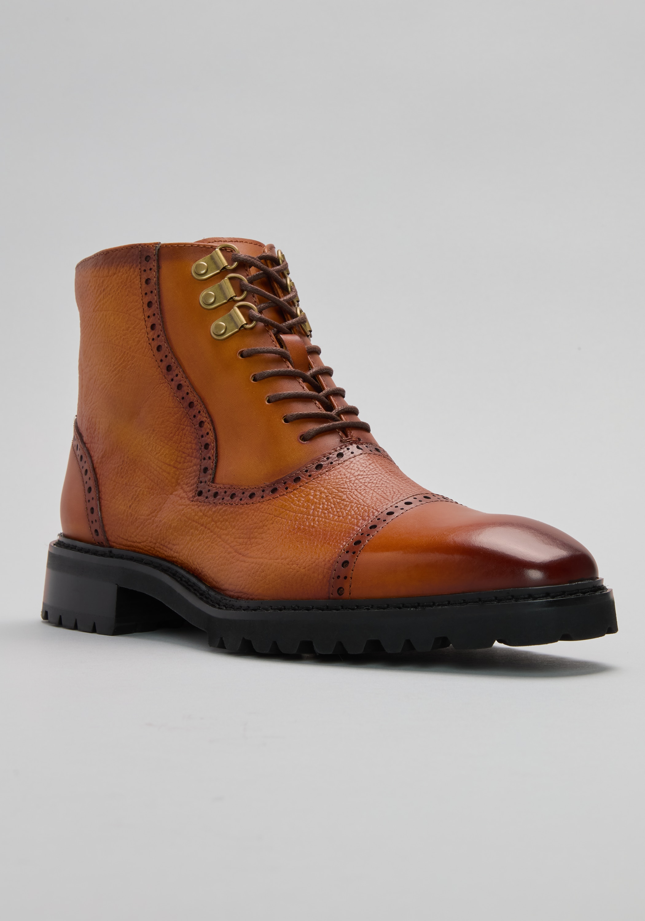 Carrucci Heritage Cap Toe Boots
