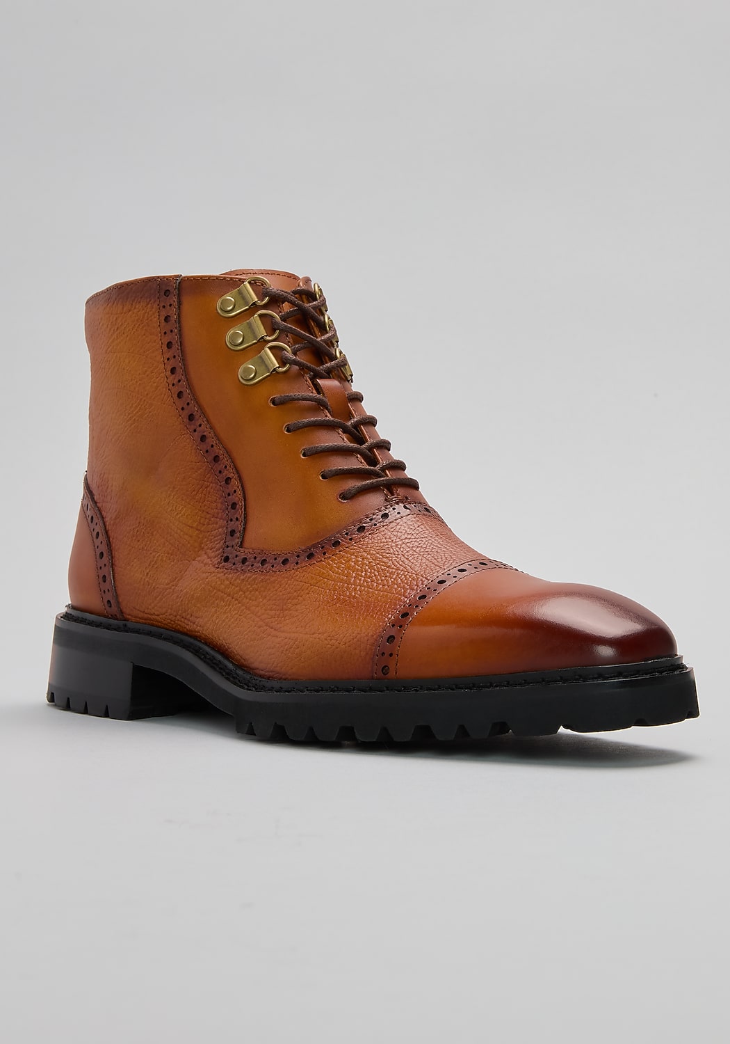 Carrucci Heritage Cap Toe Boots