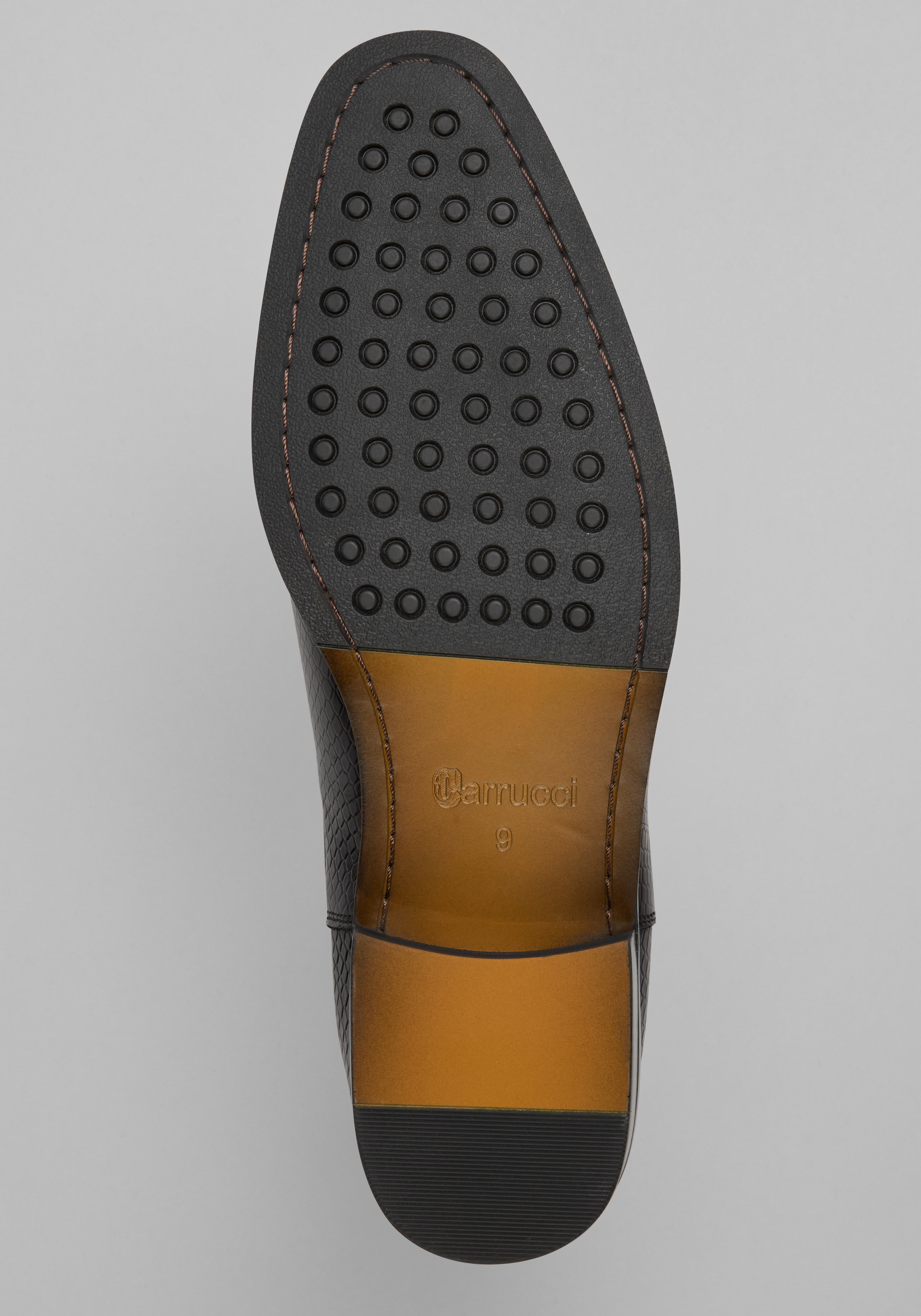 Carrucci Embossed Python Chelsea Boots