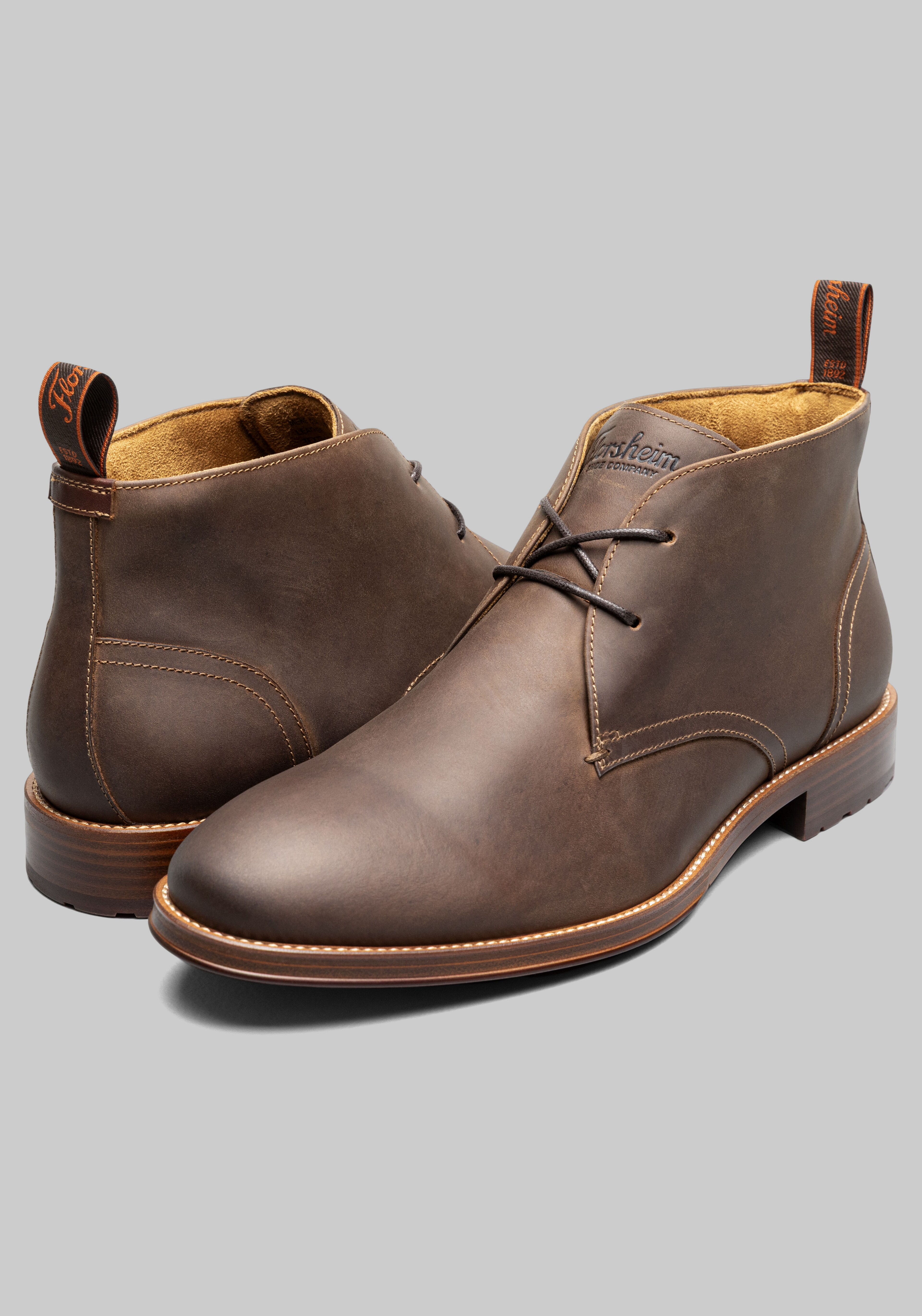 Florsheim Rucci Plain Toe Chukka Boots