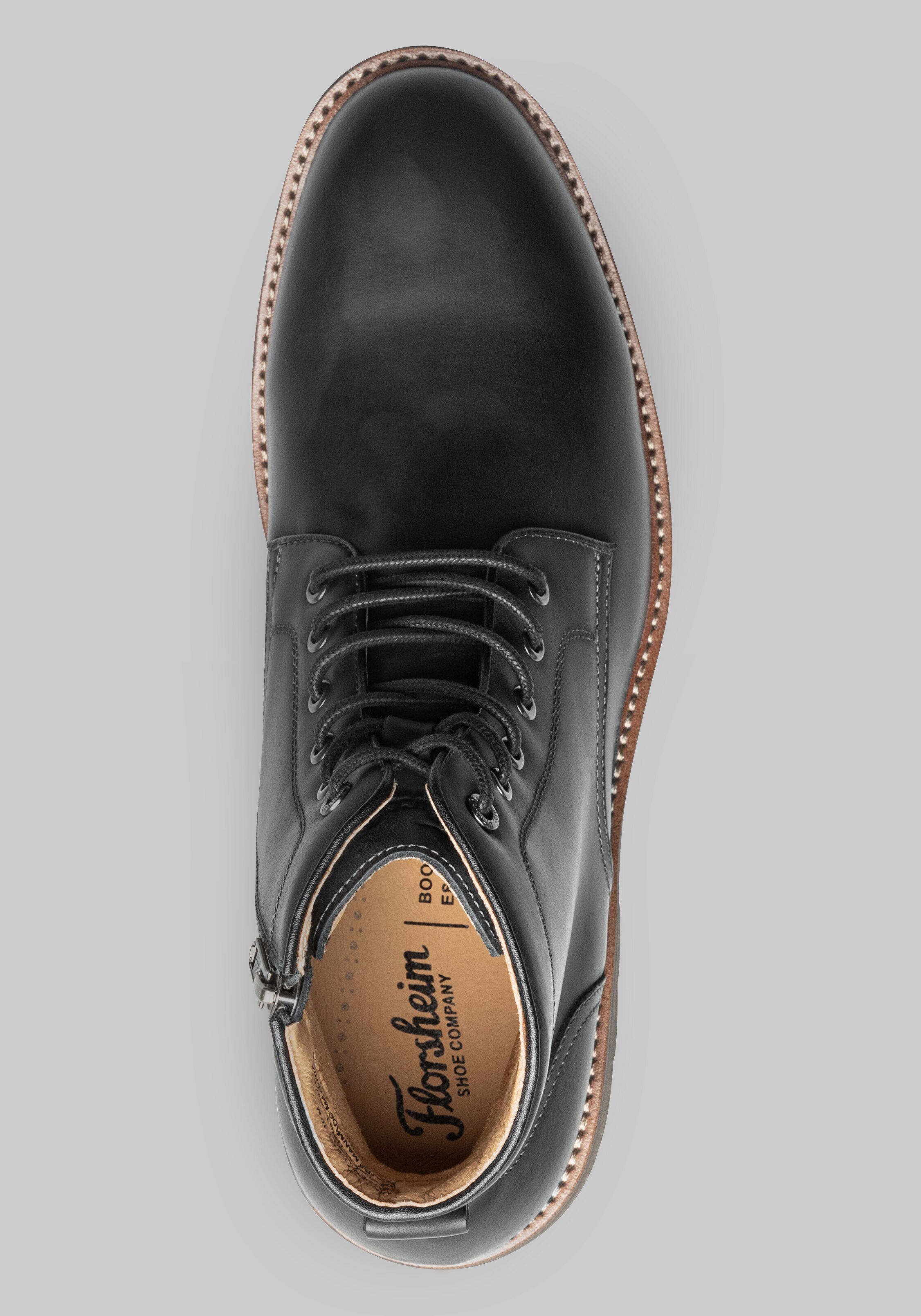 Florsheim Redford Plain Toe Lace Up Boots