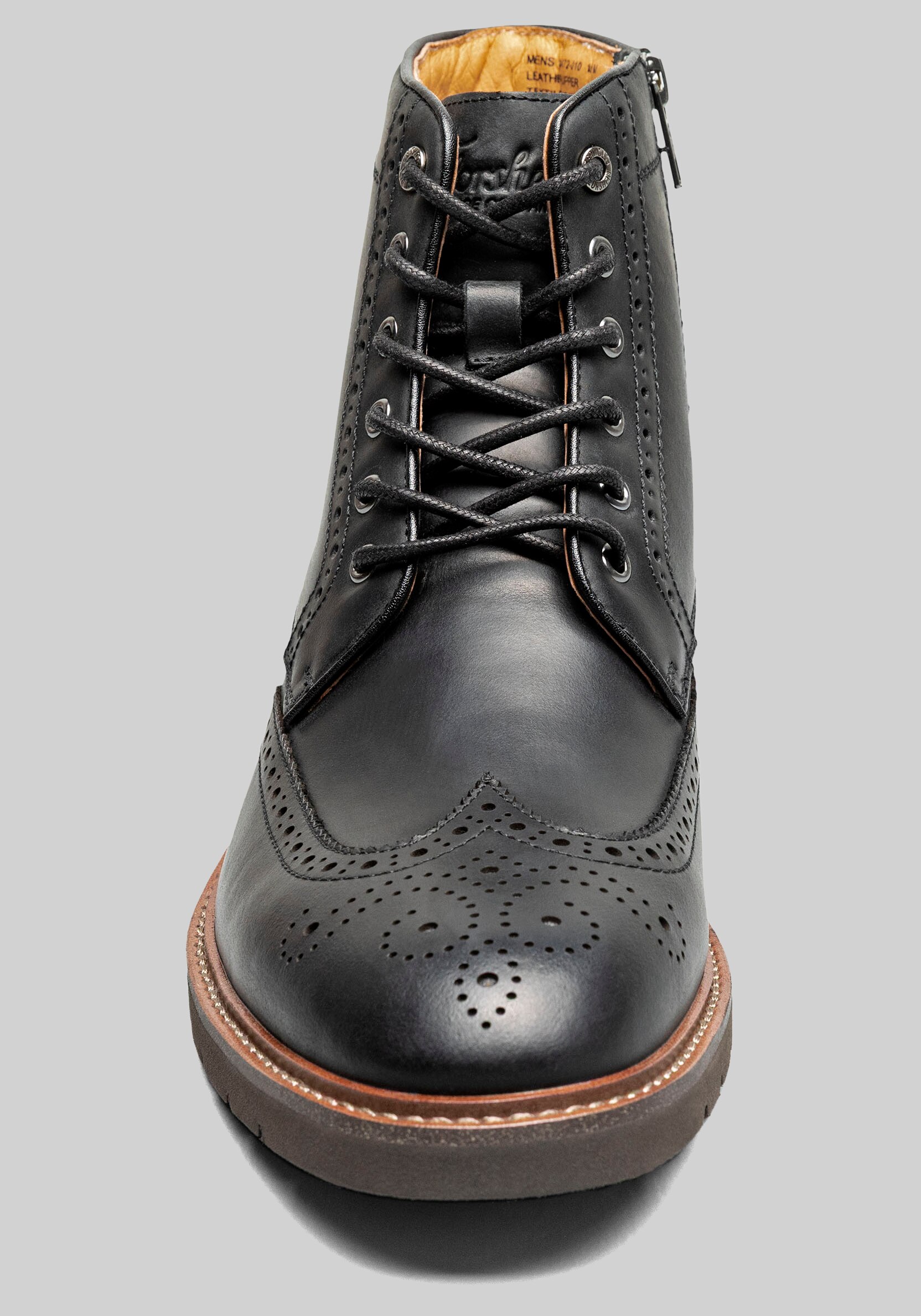 Redford Wingtip Lace Up Boots