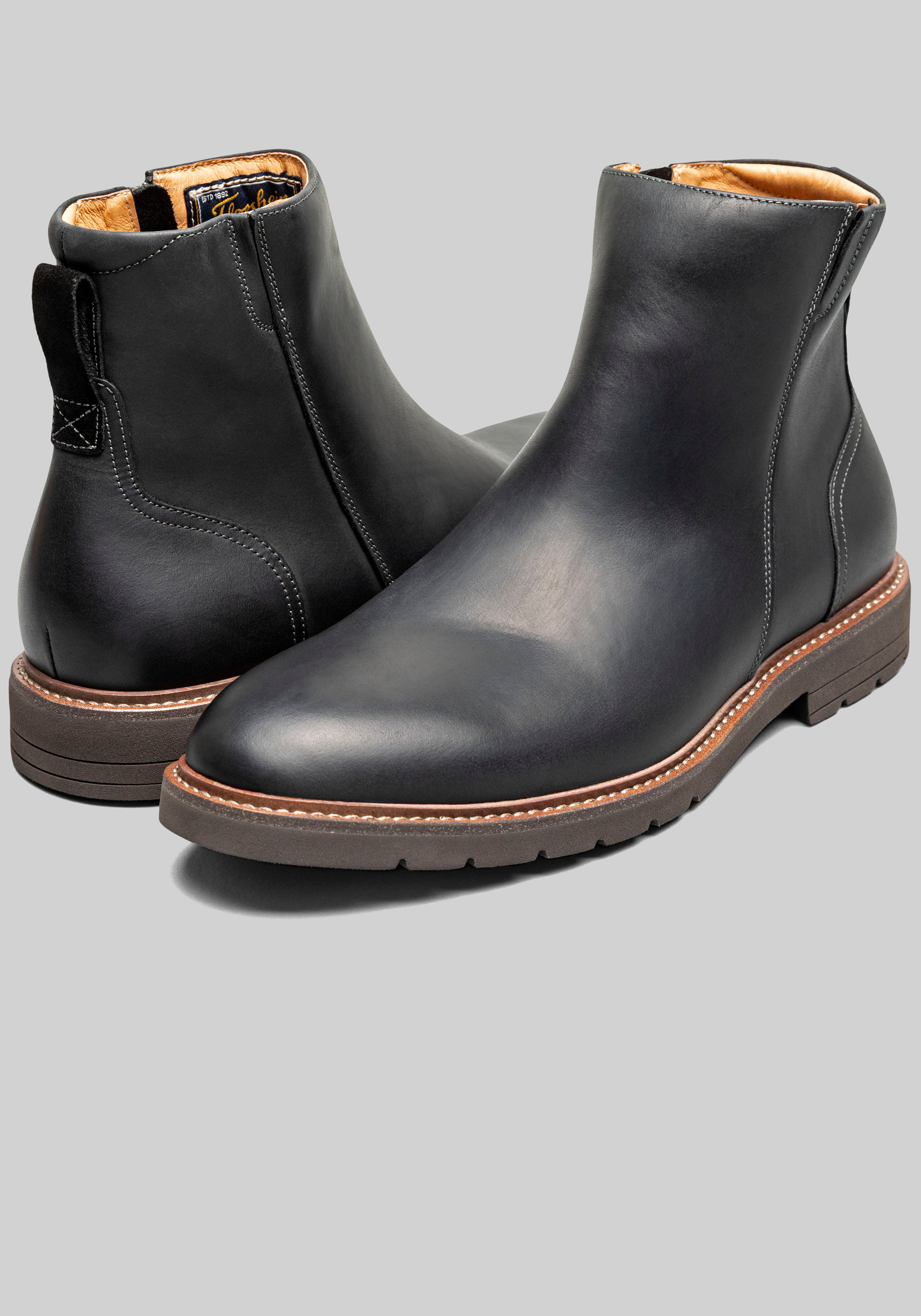 Florsheim Redford Plain Toe Side Zip Boots