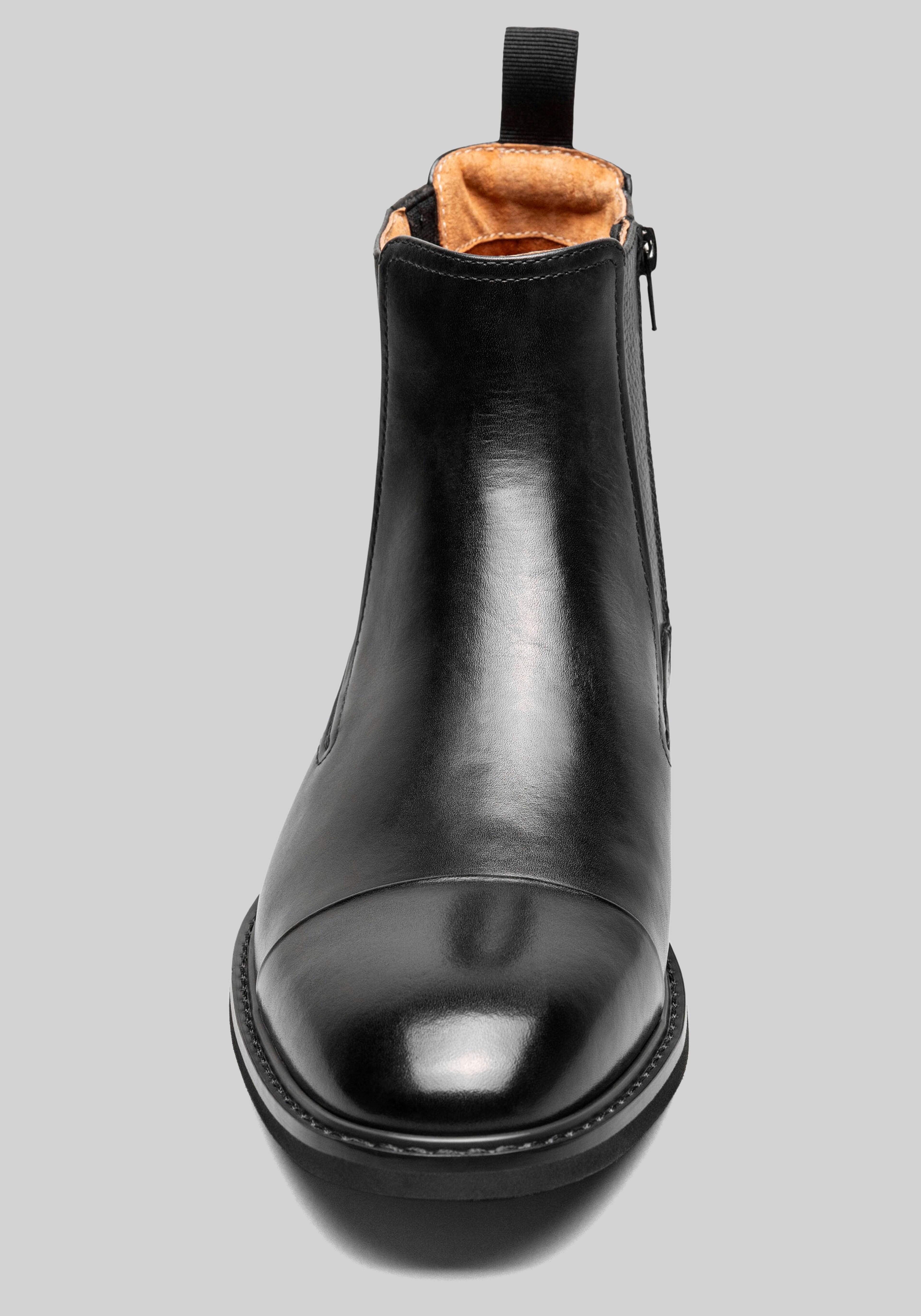 Stacy Adams Berkshire Cap Toe Inside Zip Boots