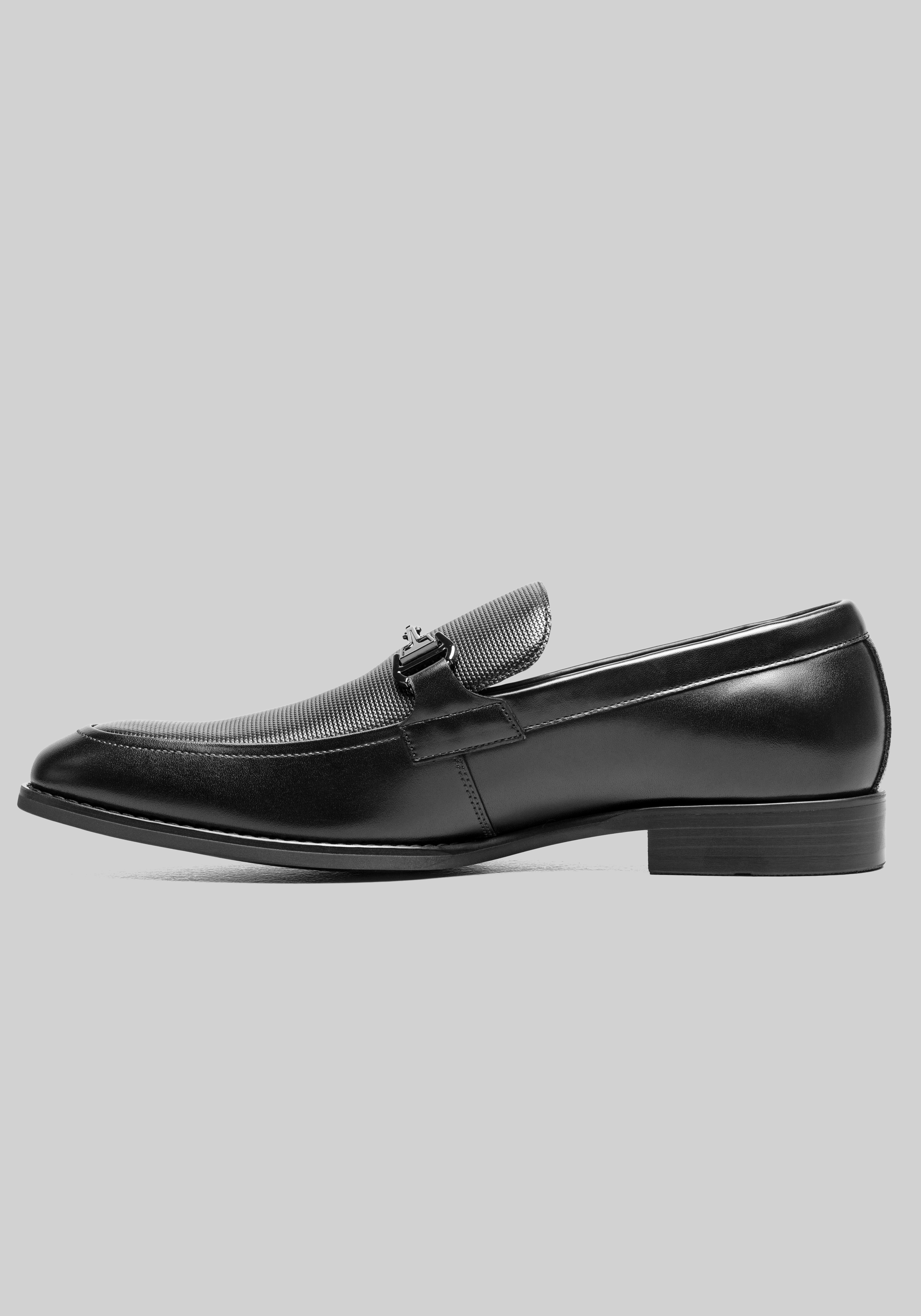 Stacy Adams Lawton Moc Toe Metal Bit Loafers