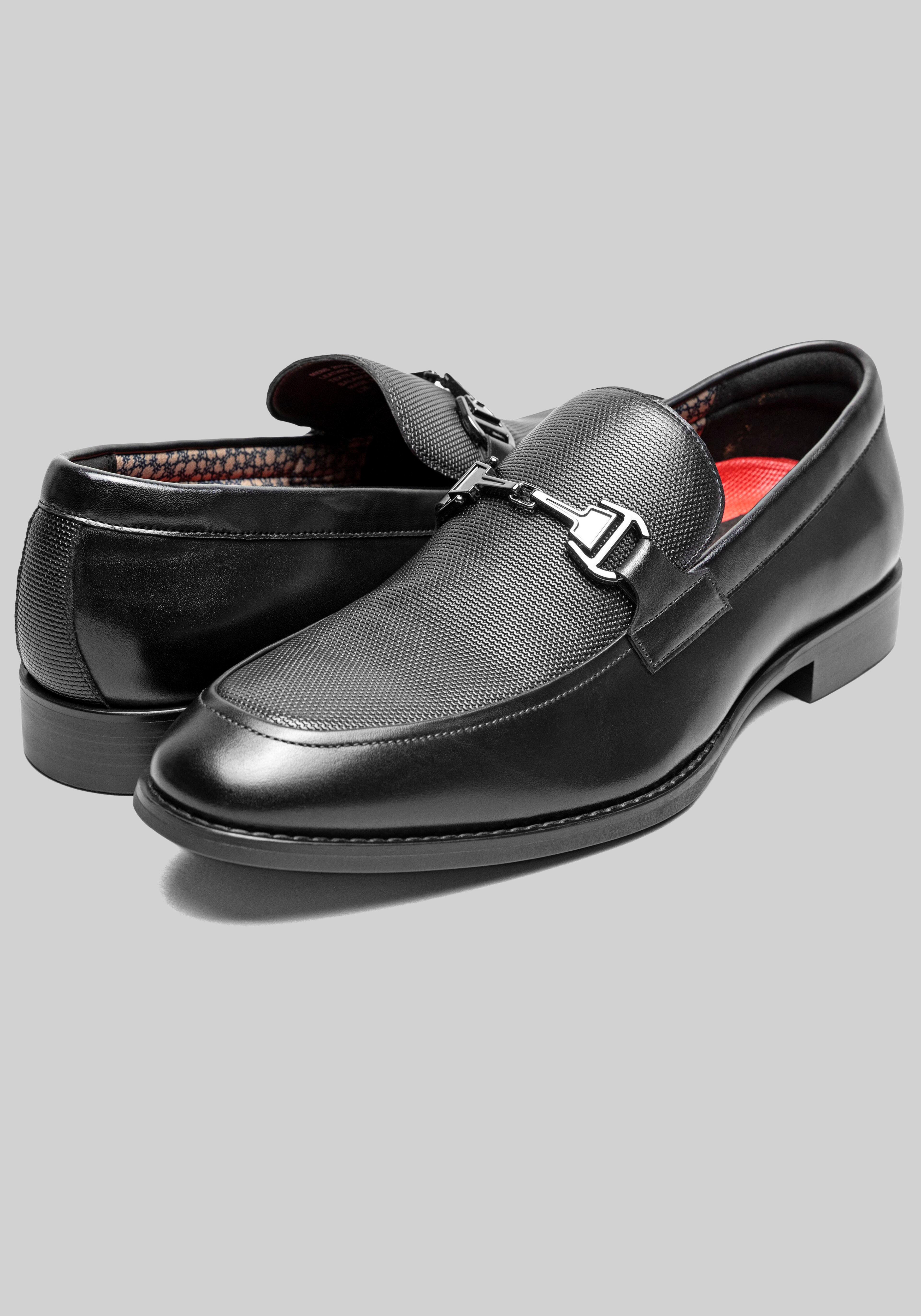 Stacy Adams Lawton Moc Toe Metal Bit Loafers