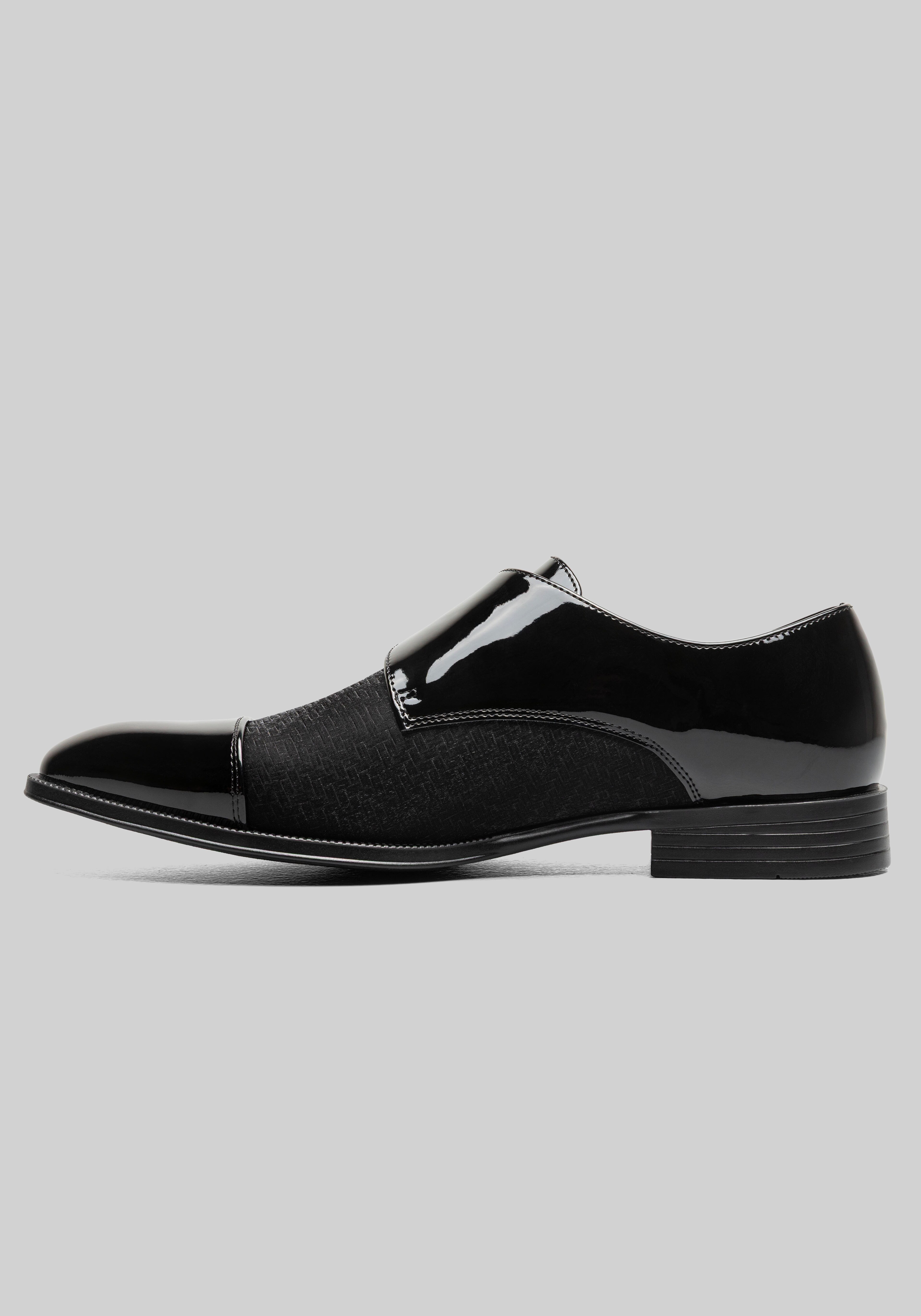 Stacy Adams Sutherland Cap Toe Monk Strap Loafers