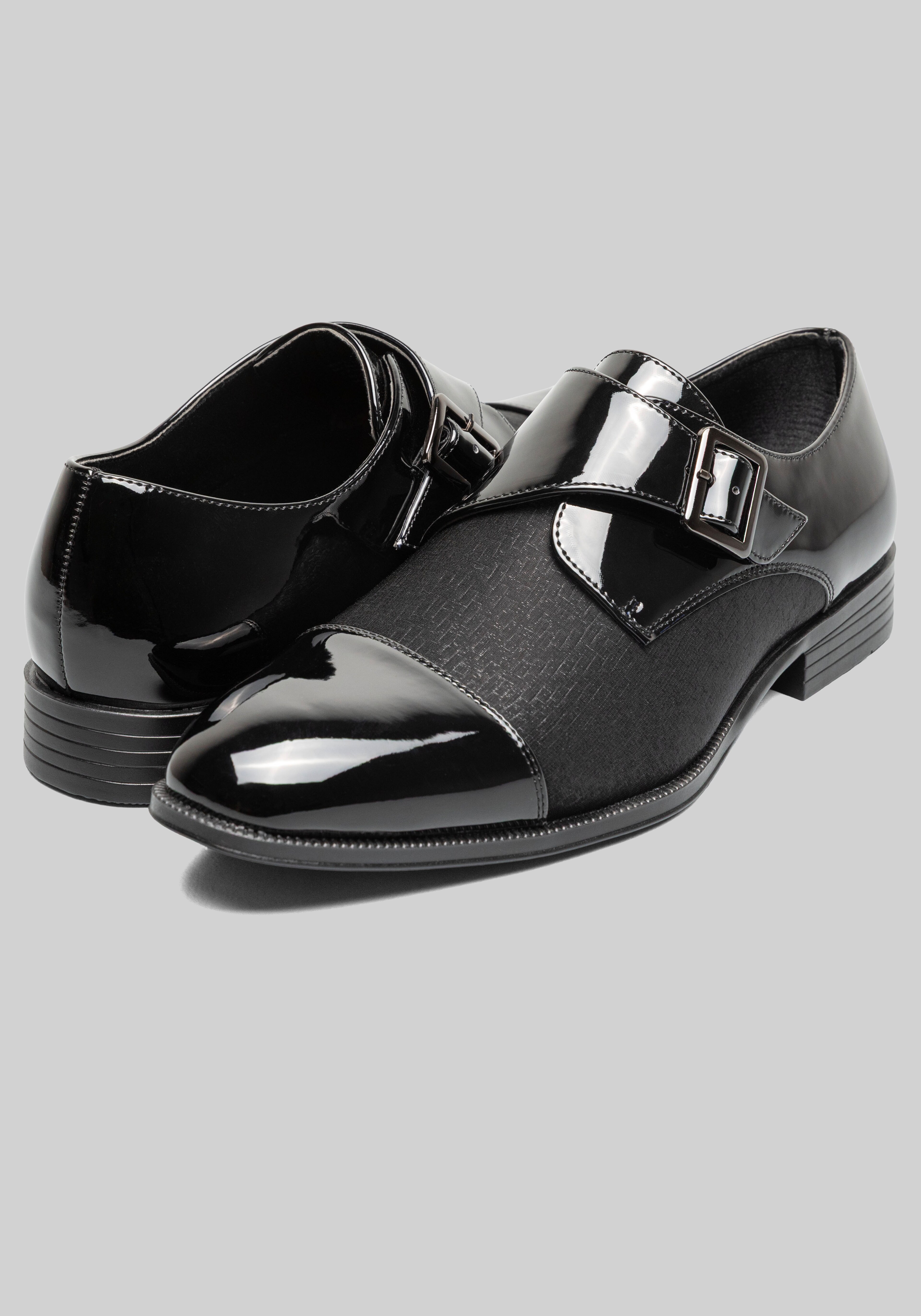 Stacy Adams Sutherland Cap Toe Monk Strap Loafers