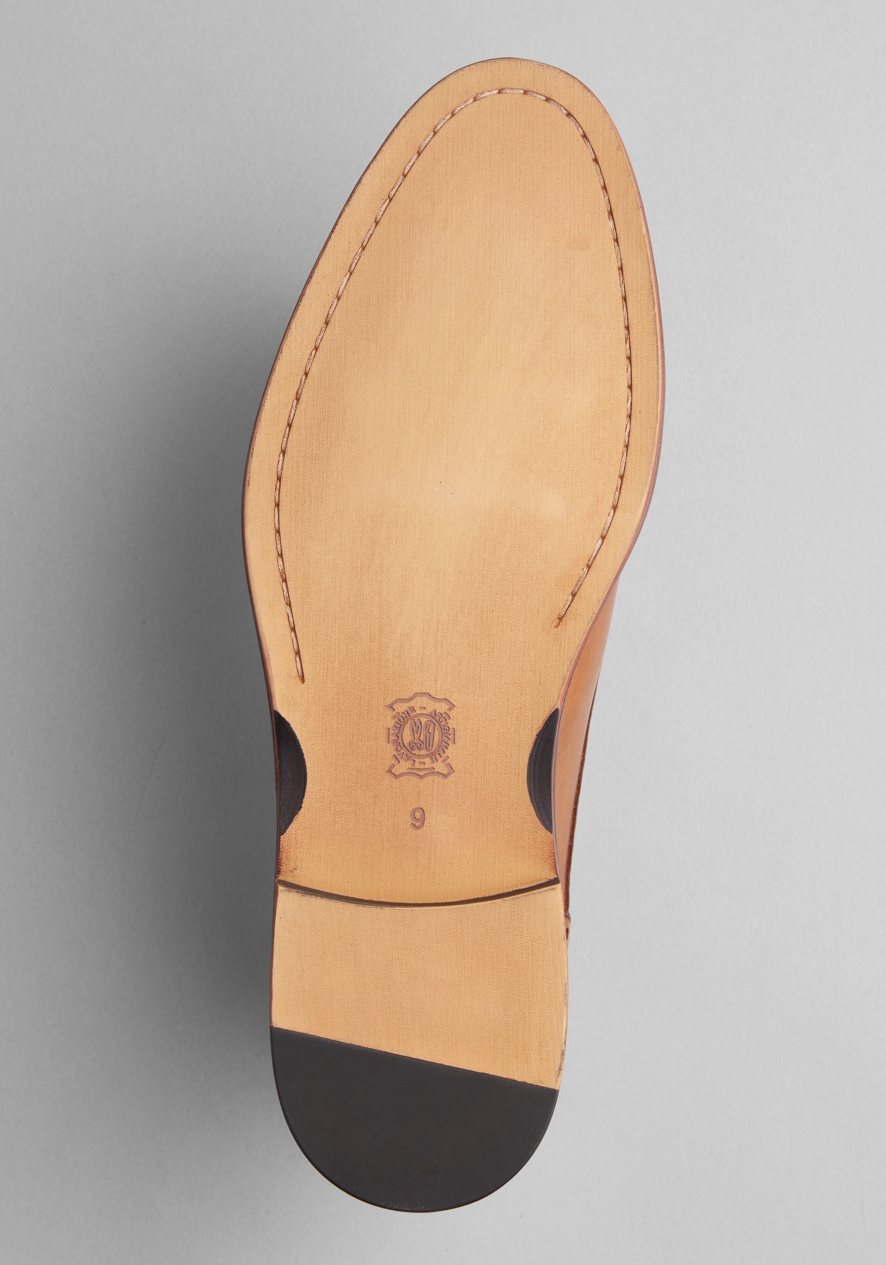 joseph abboud tan plain toe oxfords