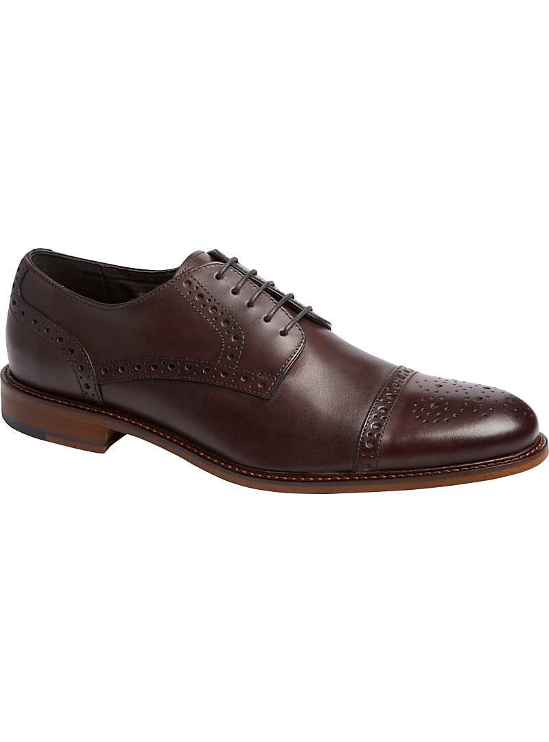 joseph abboud black wingtip lace up shoes