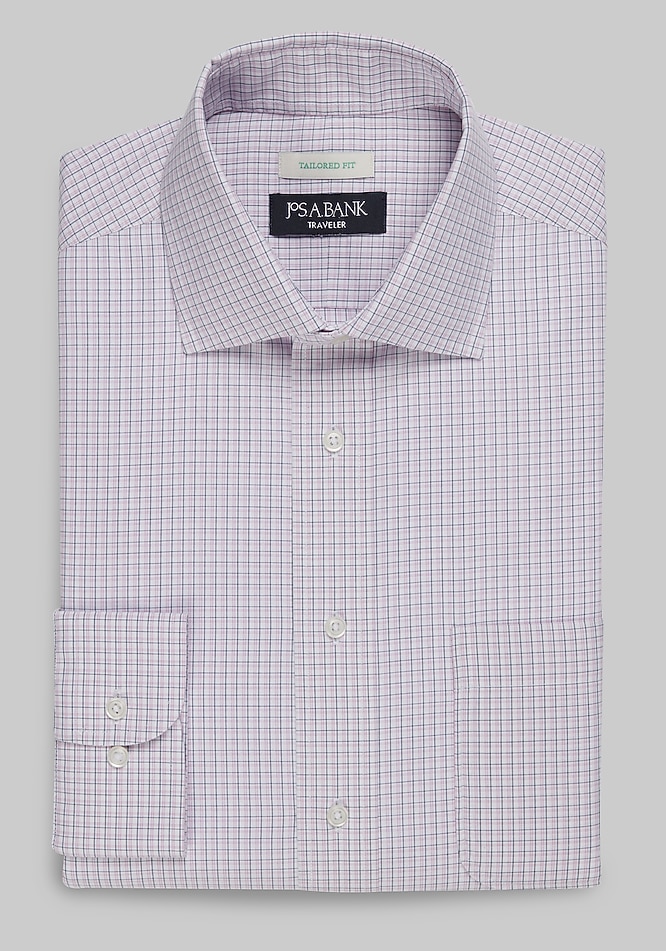 mens white slim fit dress shirt Rochester Modern Fit Men