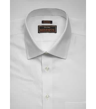 Men's White Shirt with two buttons collar