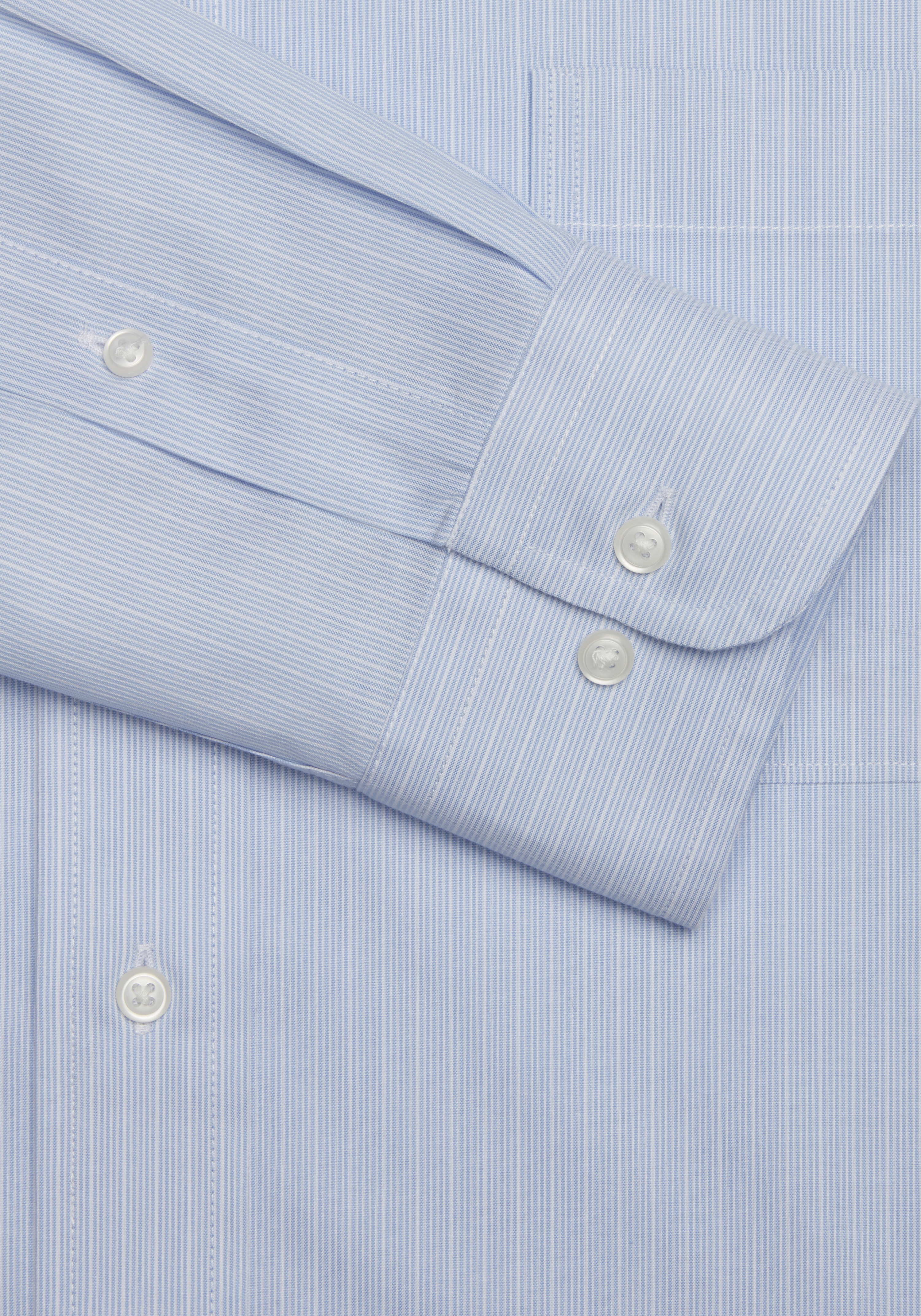 Traveler® Collection Tailored Fit Spread Collar Stripe Dress Shirt