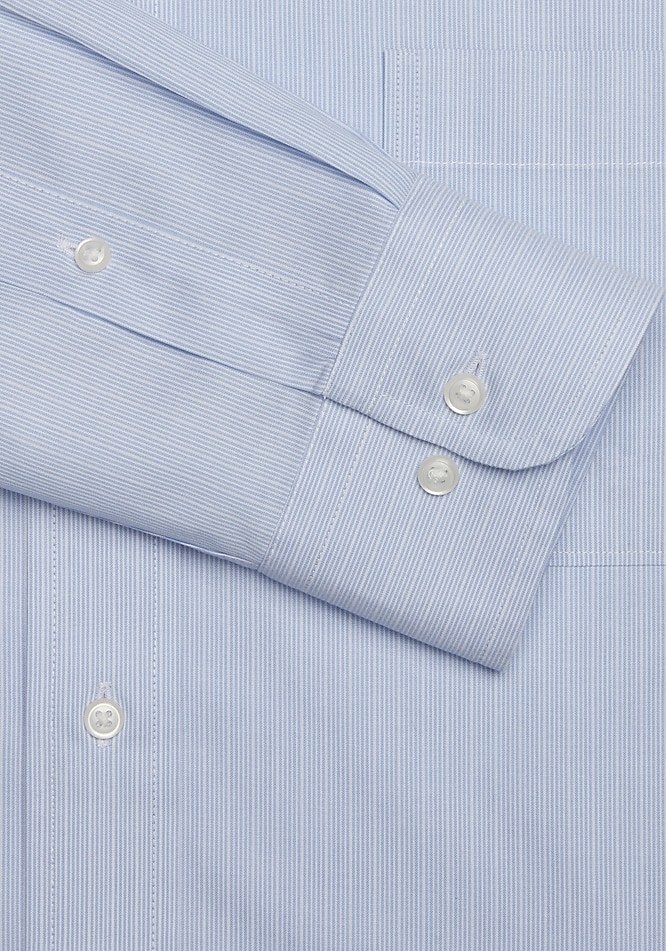 stripe men dress shirt Stretch Supima Cotton Non-Iron Twill English Spread Collar, Bold Stripe  Dress Shirt