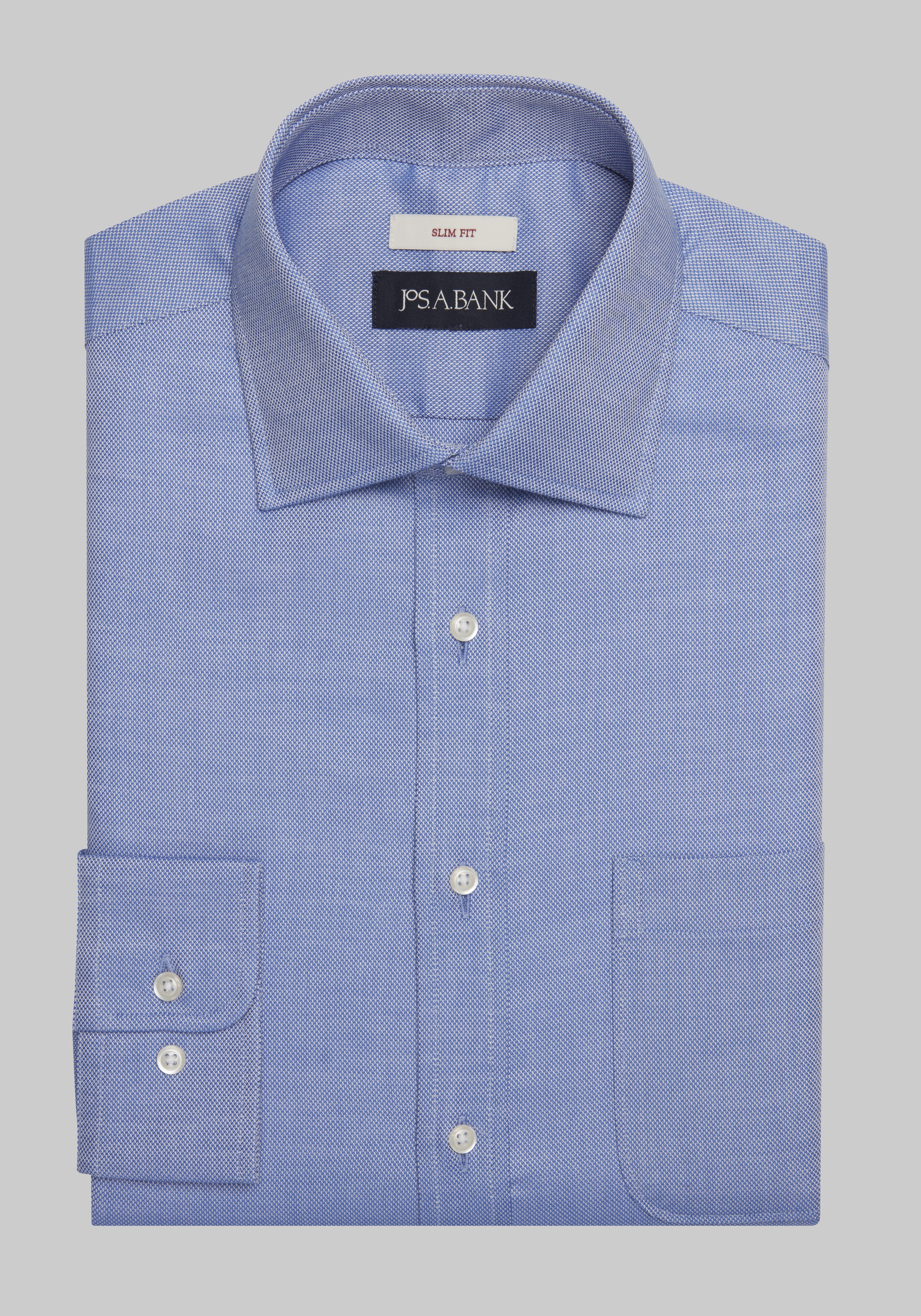 Jos. A. Bank Slim Fit Spread Collar Dress Shirt - Big & Tall