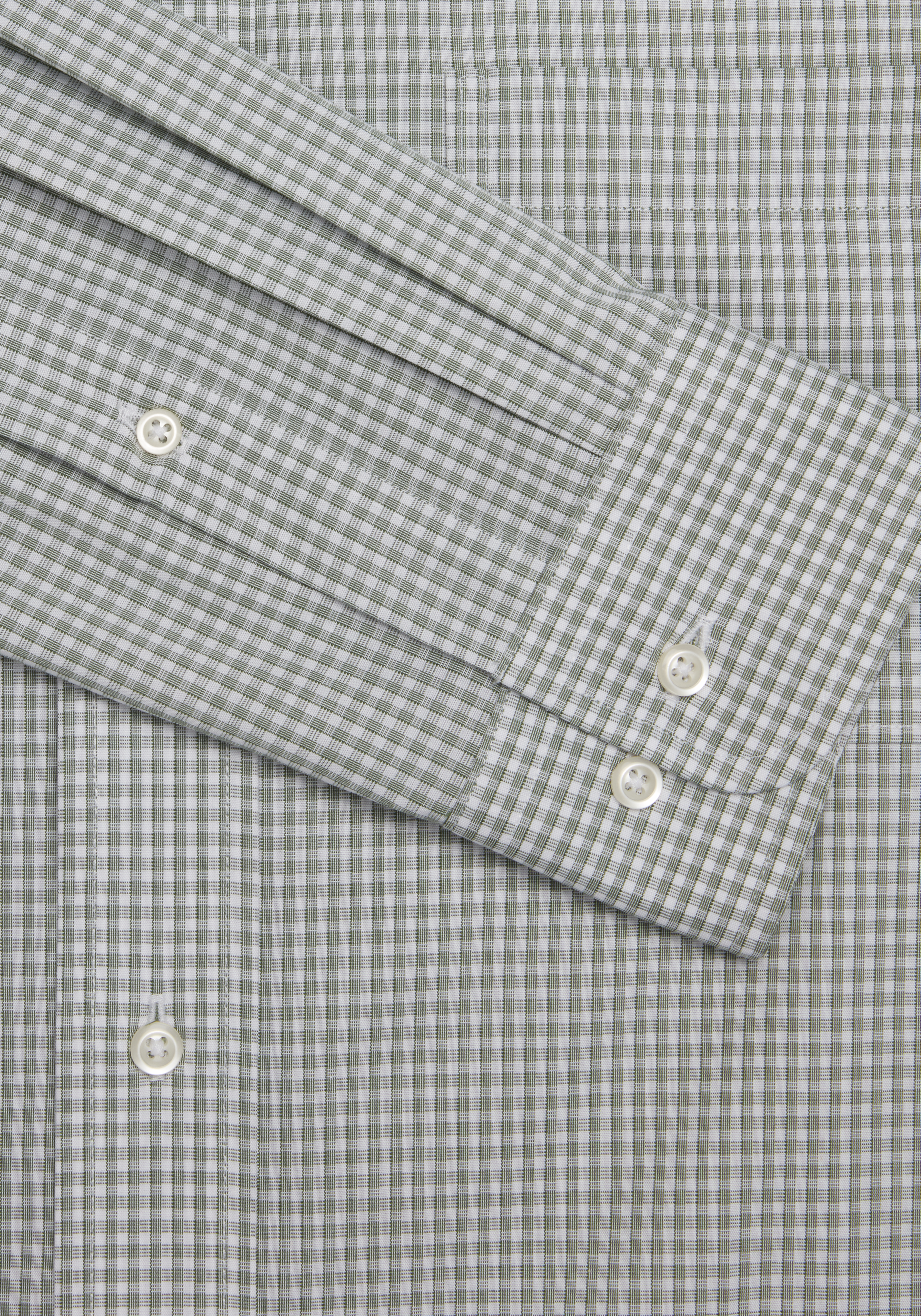 Jos. A. Bank Traditional Fit Button-Down Collar Mini Check Dress Shirt - Big & Tall CLEARANCE