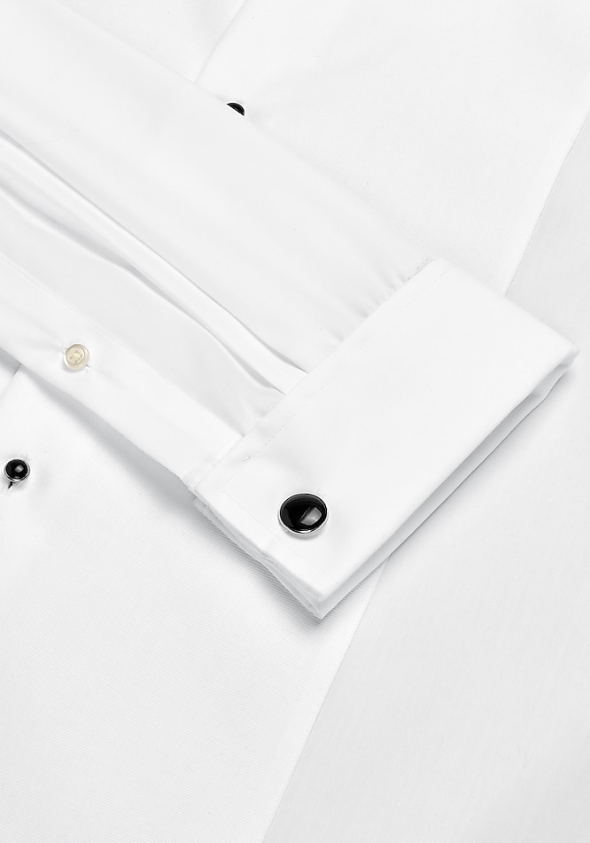 Reserve Collection Tailored Fit Bib Textured Formal Dress Shirt