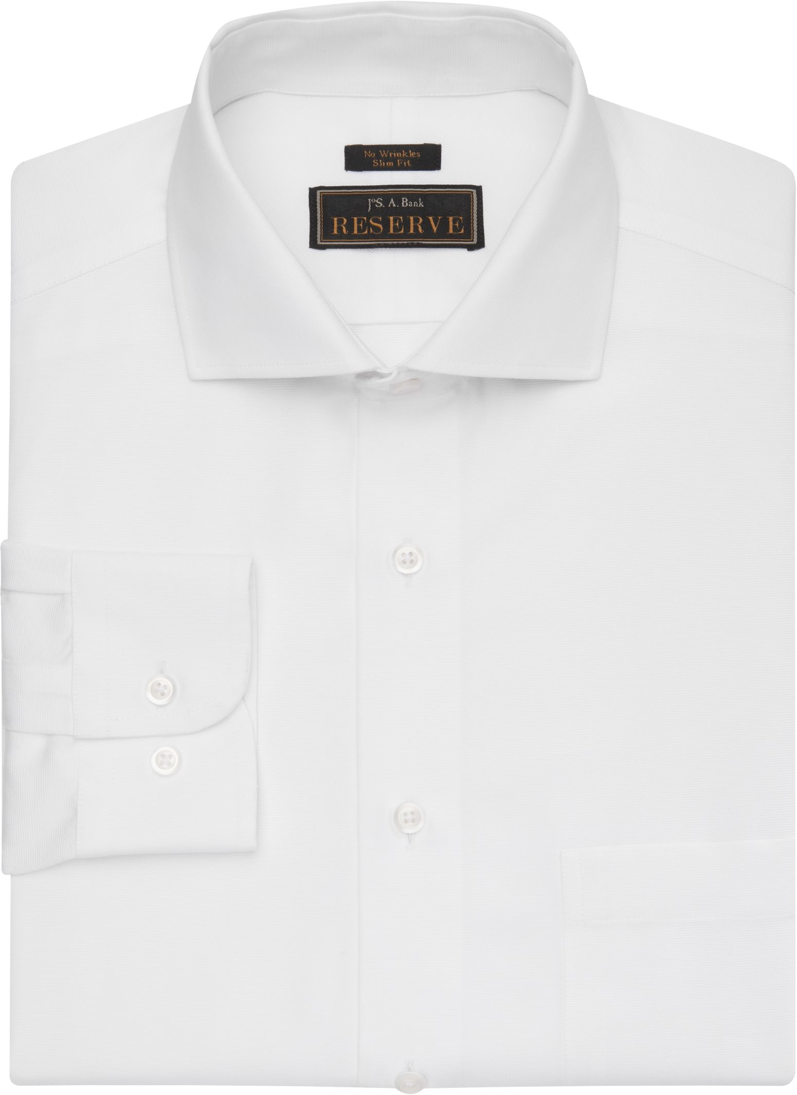 Reserve Collection Slim Fit Cutaway Collar Woven Dress Shirt CLEARANCE