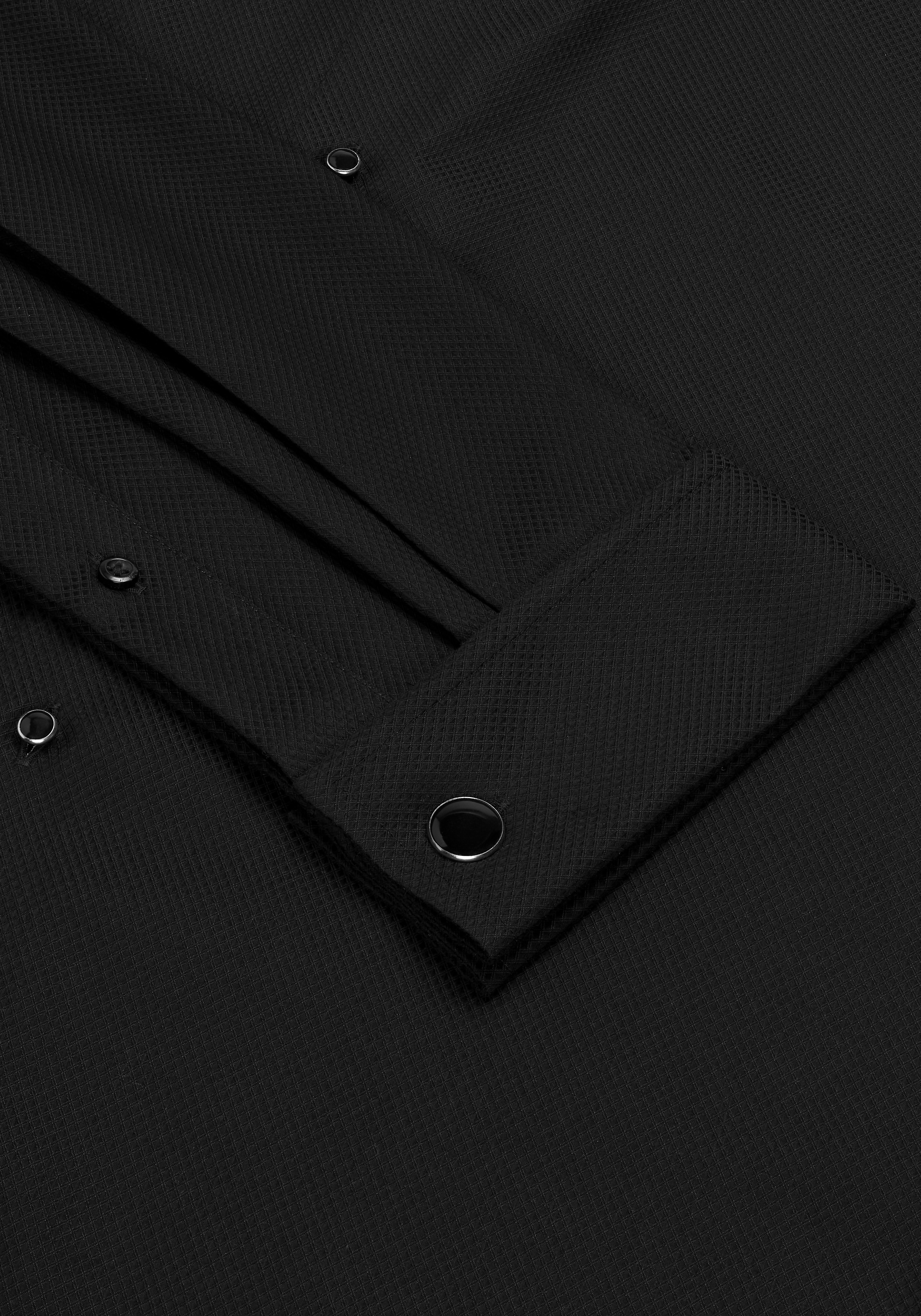 Reserve Collection Tailored Fit Textured Formal Dress Shirt