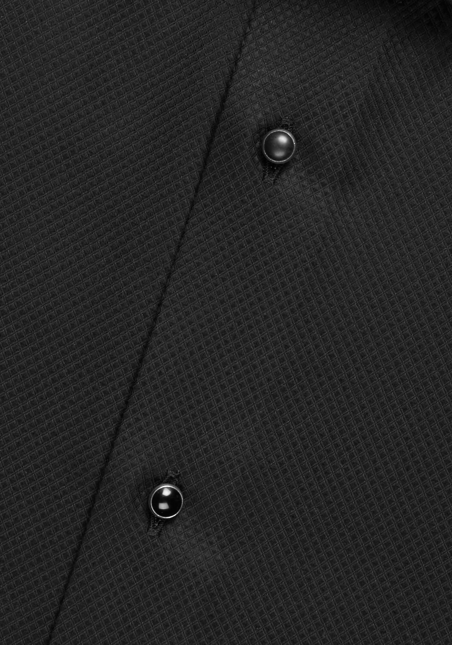 Reserve Collection Tailored Fit Spread Collar French Cuff Formal Solid Dress Shirt