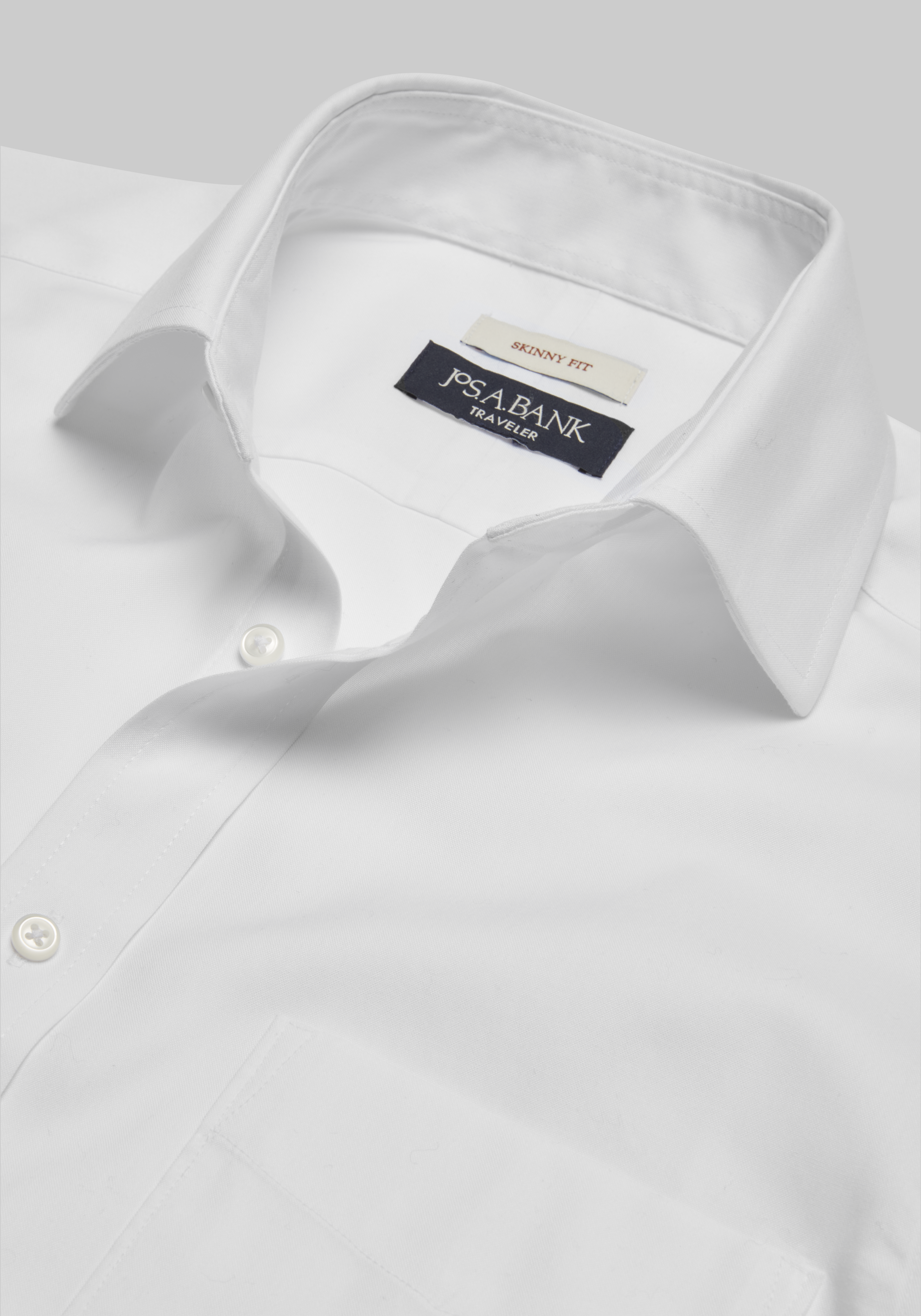 Traveler® Collection Skinny Fit Spread Collar Dress Shirt