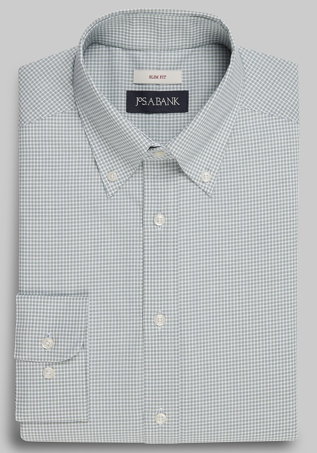 Jos. A. Bank Slim Fit Check Dress Shirt - Big & Tall