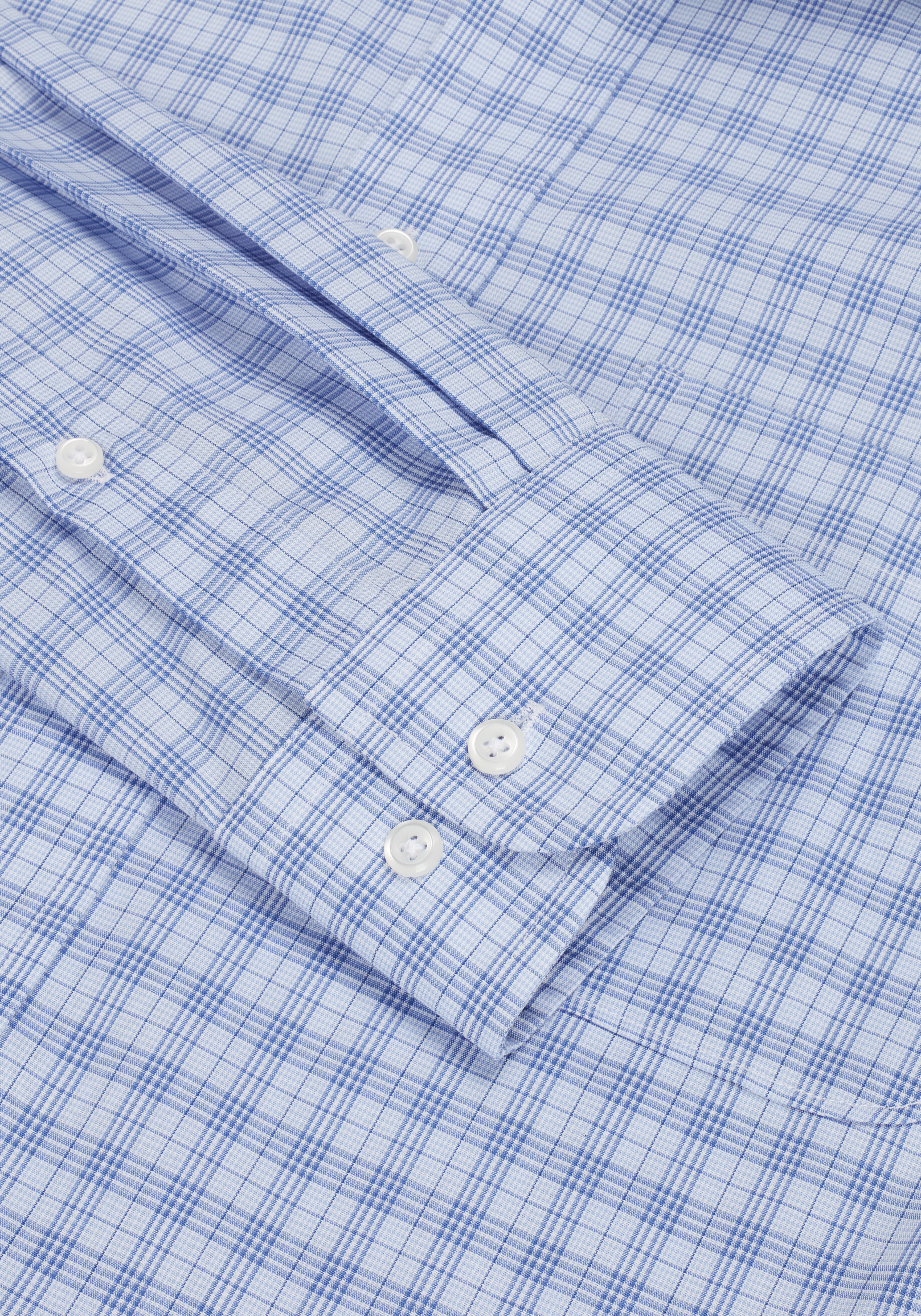 Jos. A. Bank Tailored Fit Spread Collar Plaid Dress Shirt