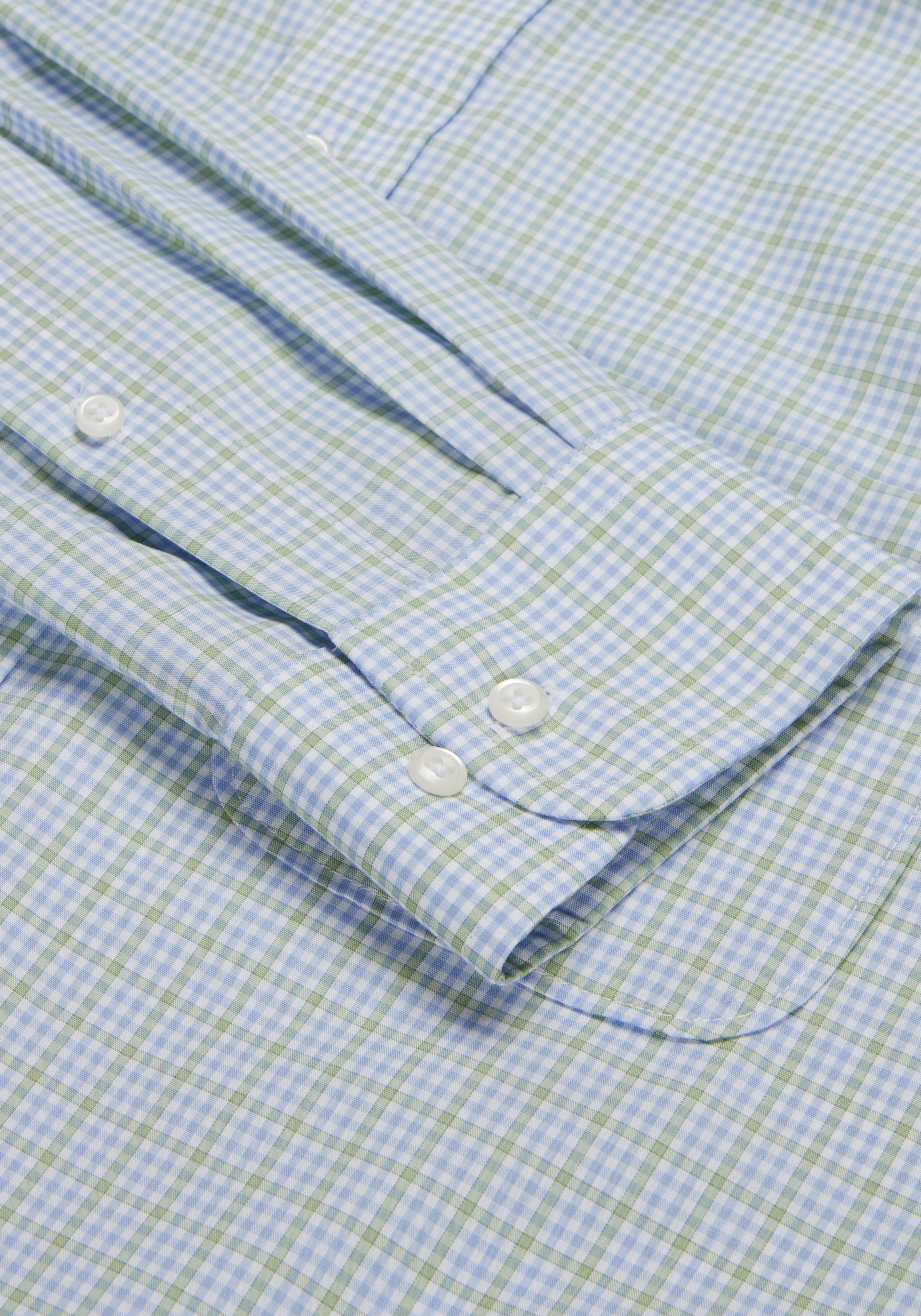 Jos. A. Bank Tailored Fit Button-Down Collar Plaid Dress Shirt CLEARANCE