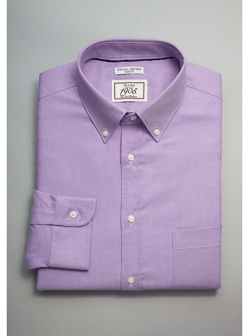 Men's 1905 Collection Slim Fit Button-Down Collar Dress Shirt