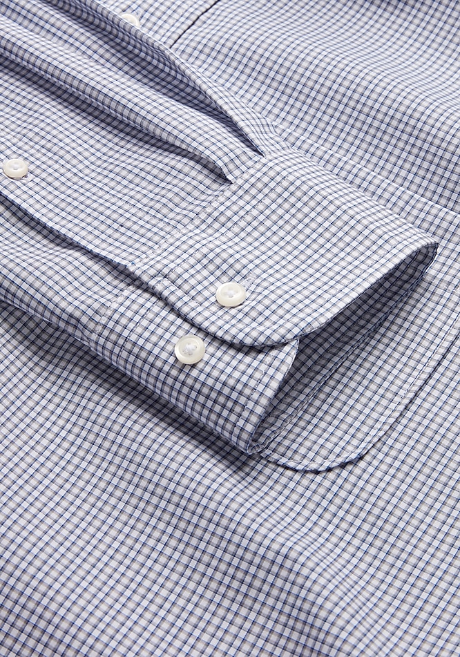 Jos. A. Bank Traditional Fit Check Dress Shirt - Missionary