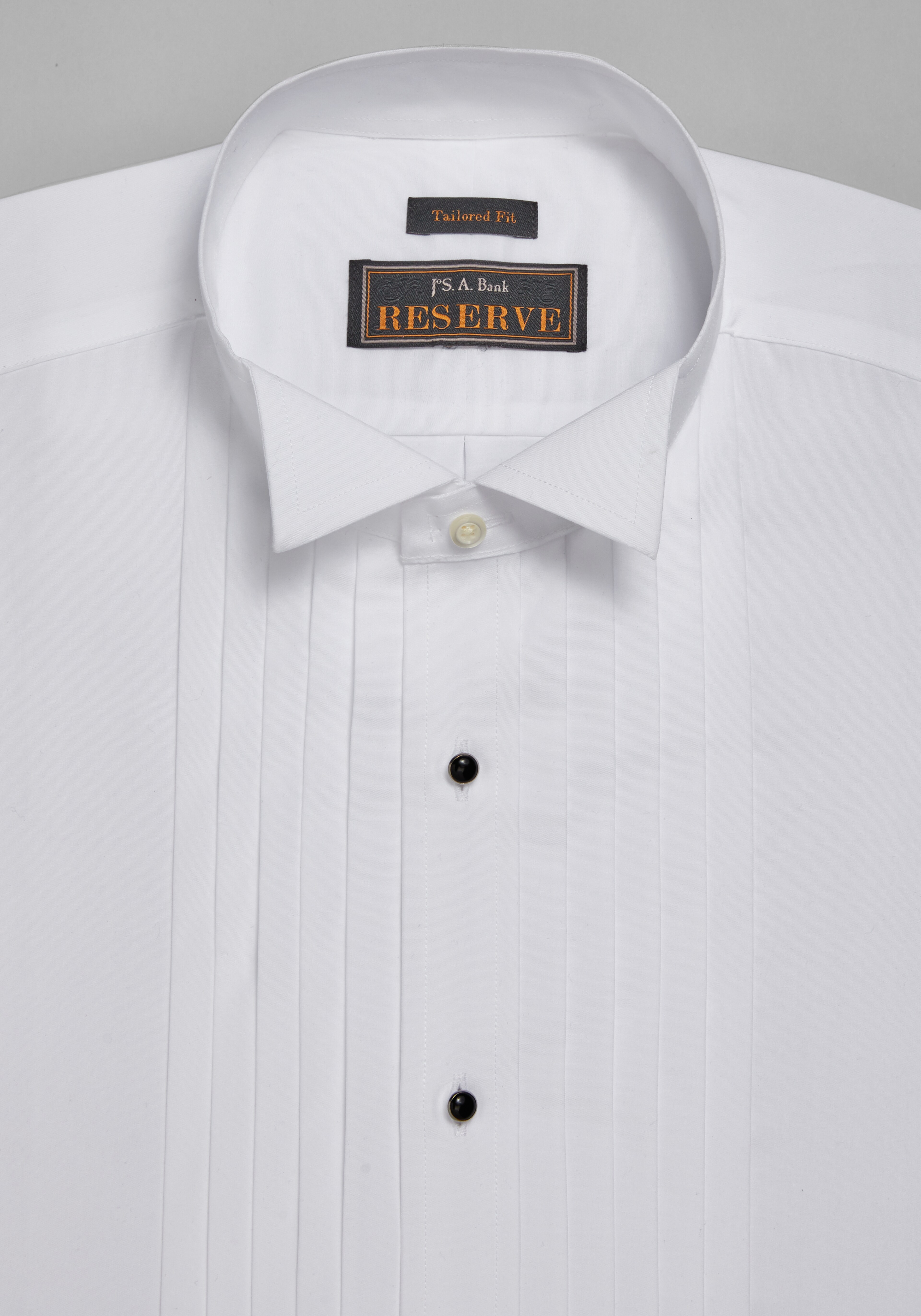 Reserve Collection Tailored Fit Wing Collar French Cuff Five-Pleat Formal Dress Shirt - Big & Tall CLEARANCE