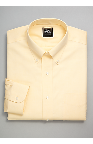 Men's Sale, Traveler Collection Tailored Fit Button-Down Dress Shirt - Jos A Bank