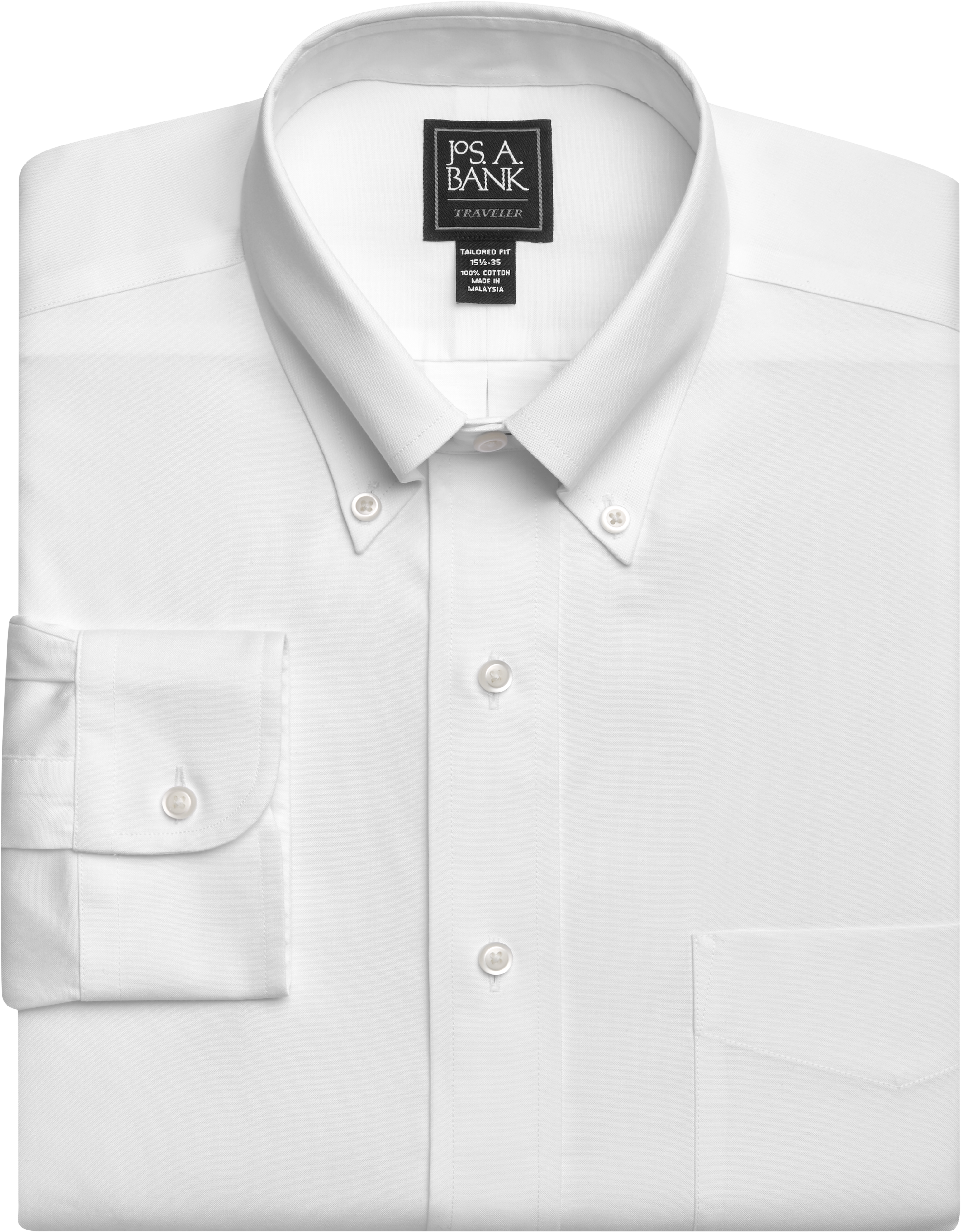 white button down collared shirt