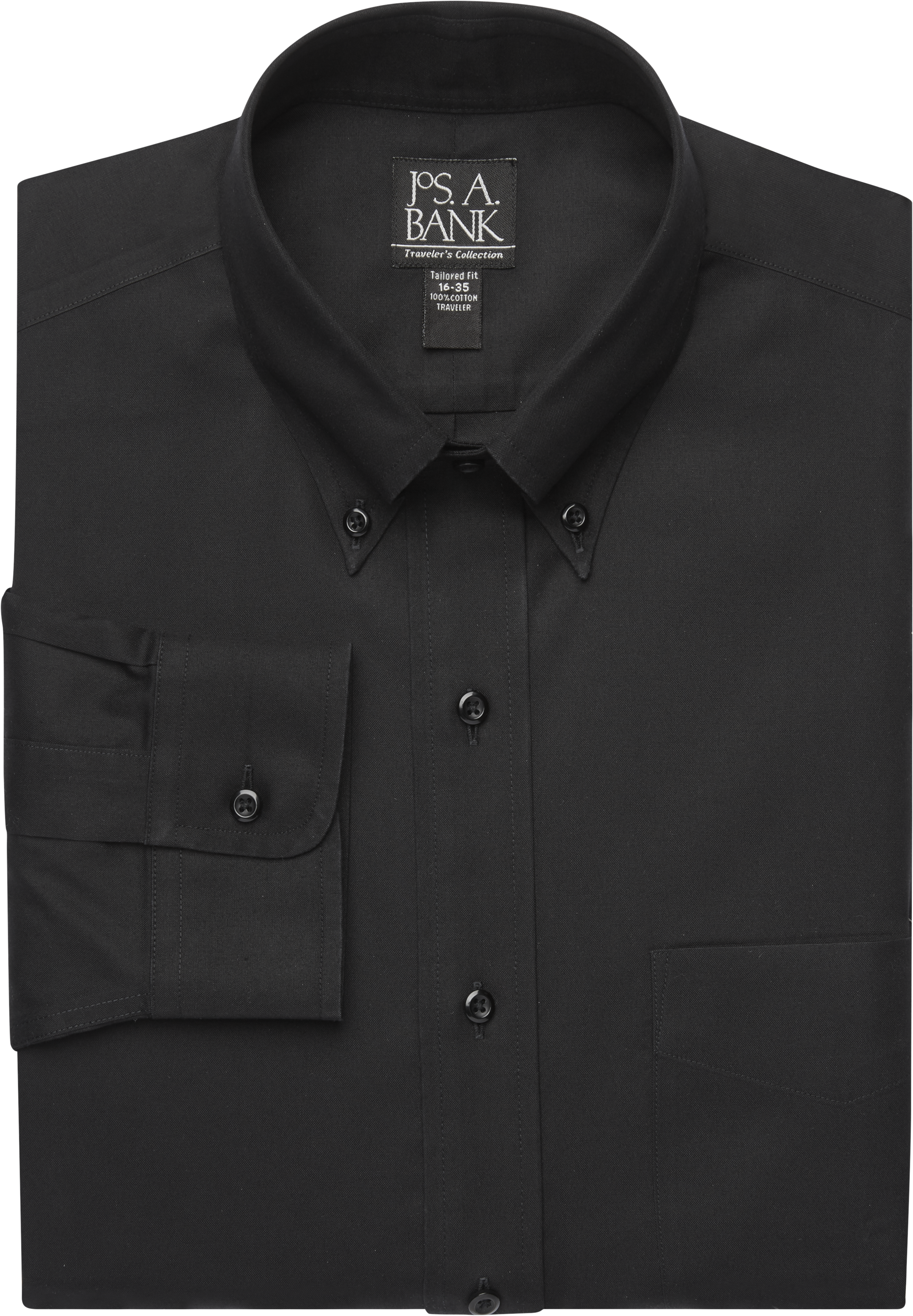 black dress shirt button down collar