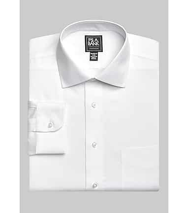 Non Iron Spread Collar Dress Shirt - Men's Dress Shirts