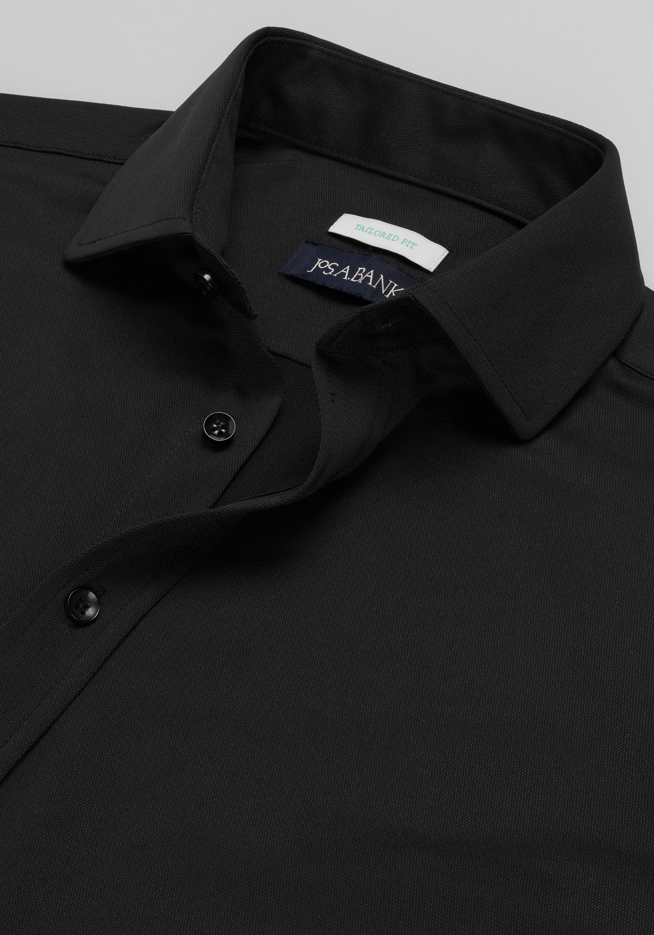 Jos. A. Bank Tailored Fit Pique Dress Shirt - Big & Tall