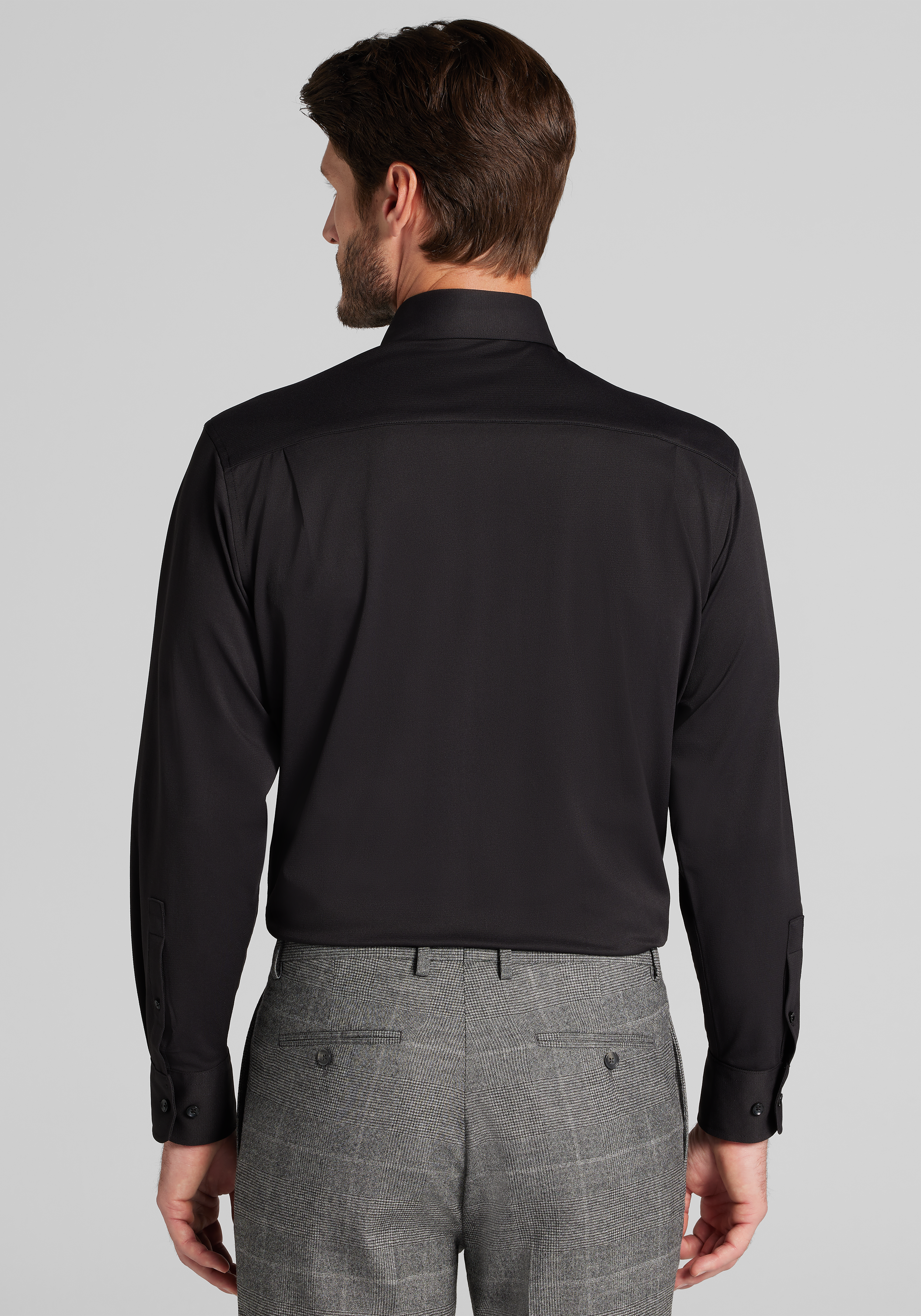 Jos. A. Bank Tailored Fit Pique Dress Shirt - Big & Tall