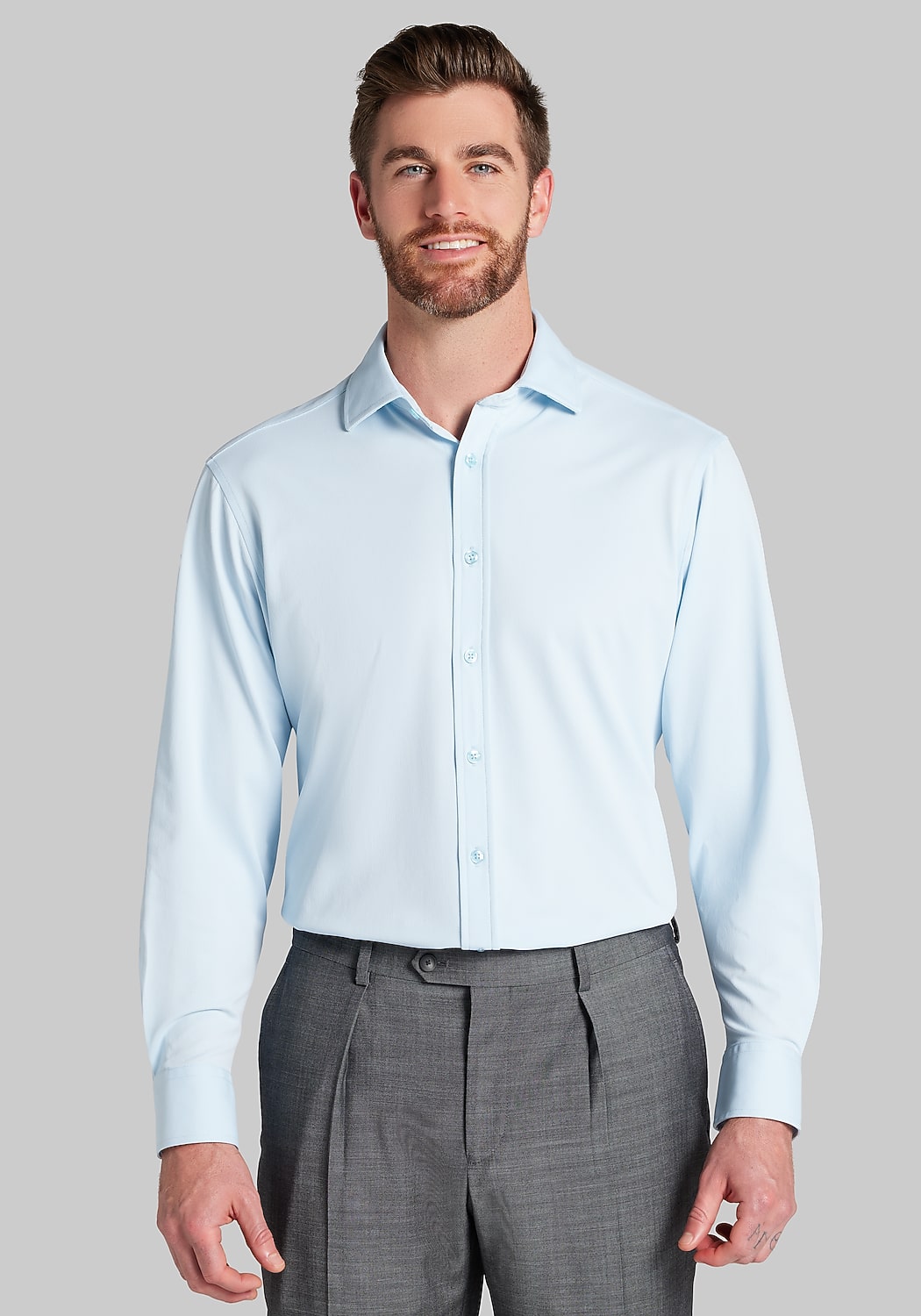 Jos. A. Bank Tailored Fit Pique Dress Shirt
