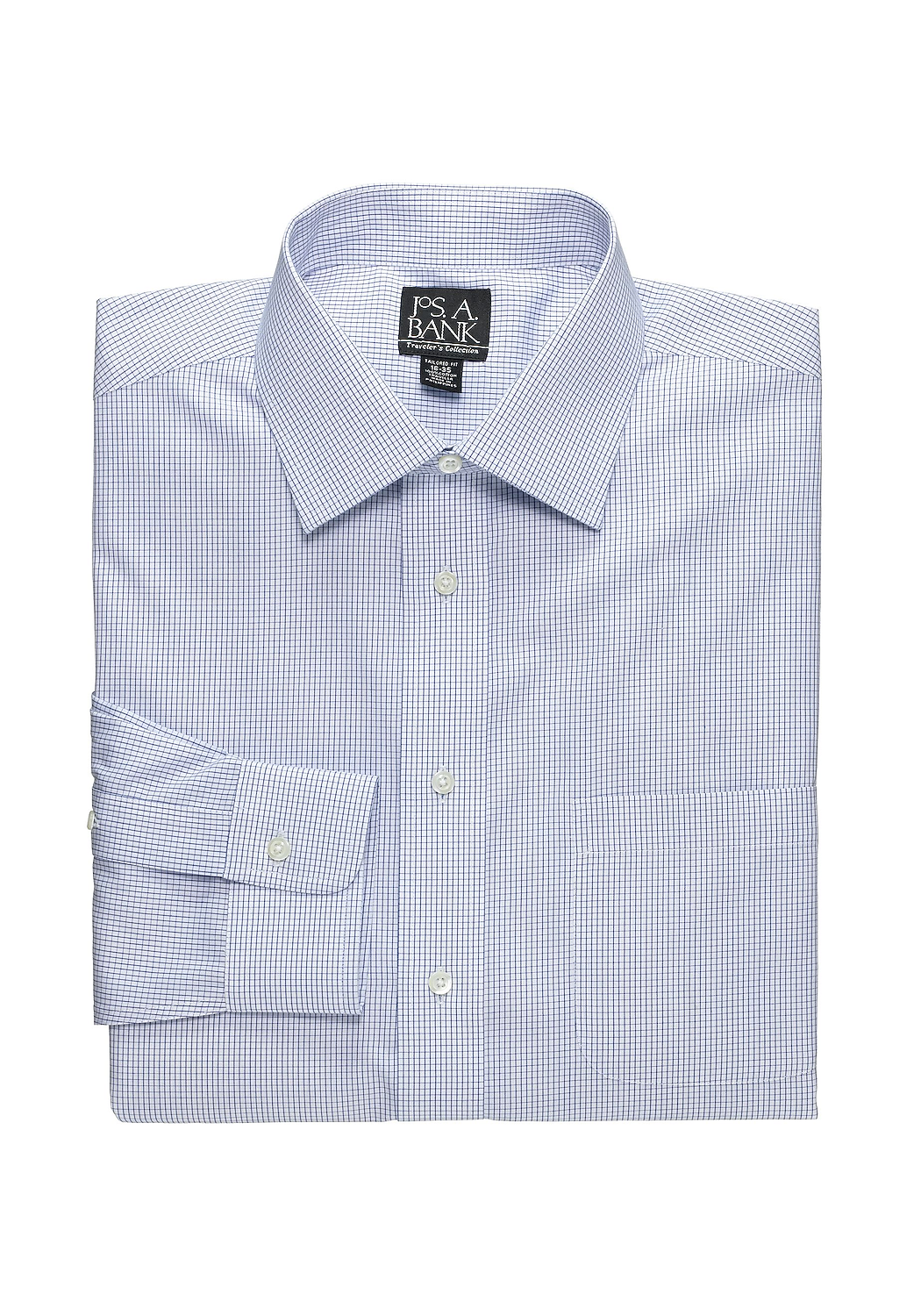 Traveler&reg; Collection Tailored Fit Dress Shirt - Big & Tall