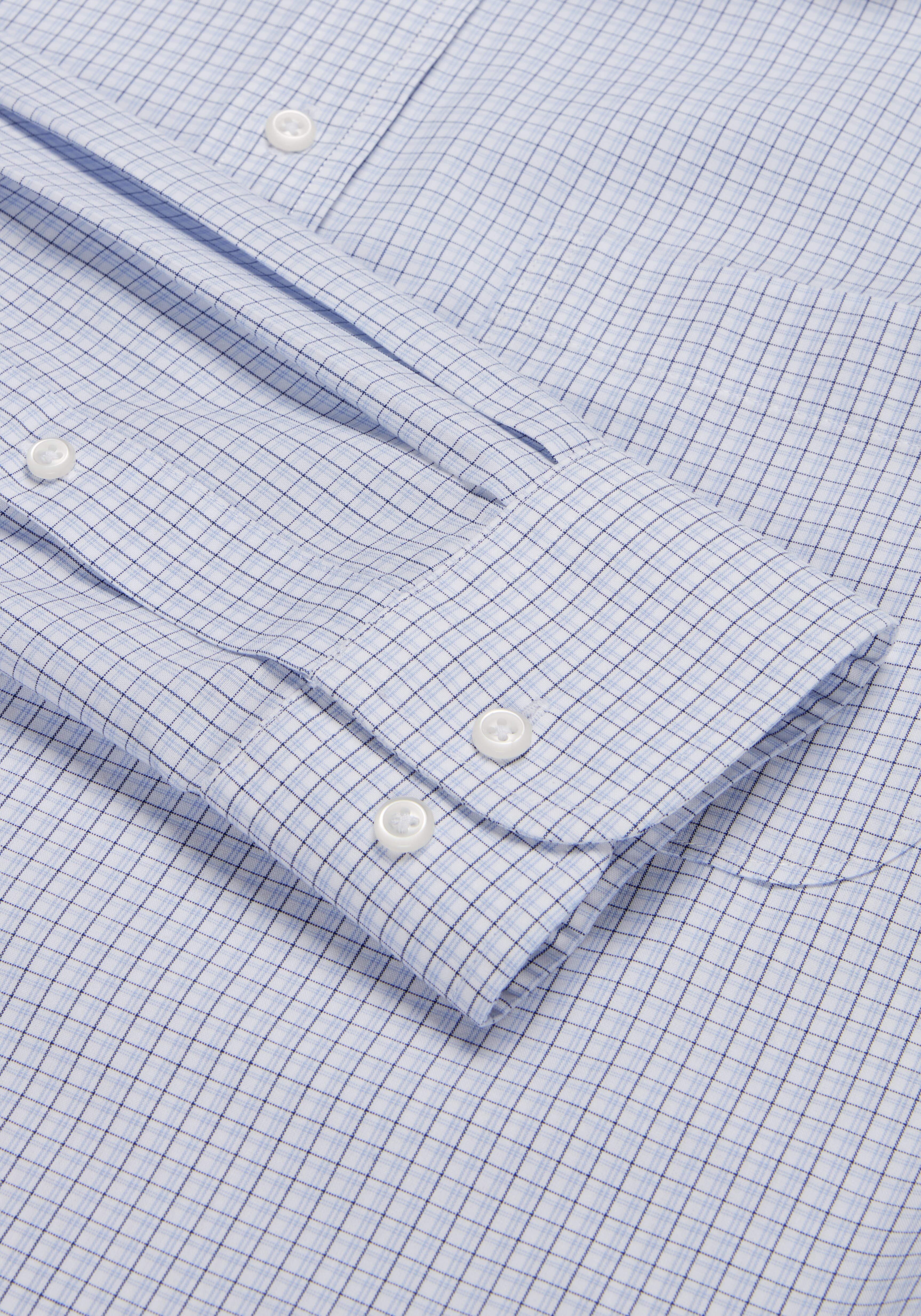 Traveler® Collection Slim Fit Point Collar Check Dress Shirt CLEARANCE