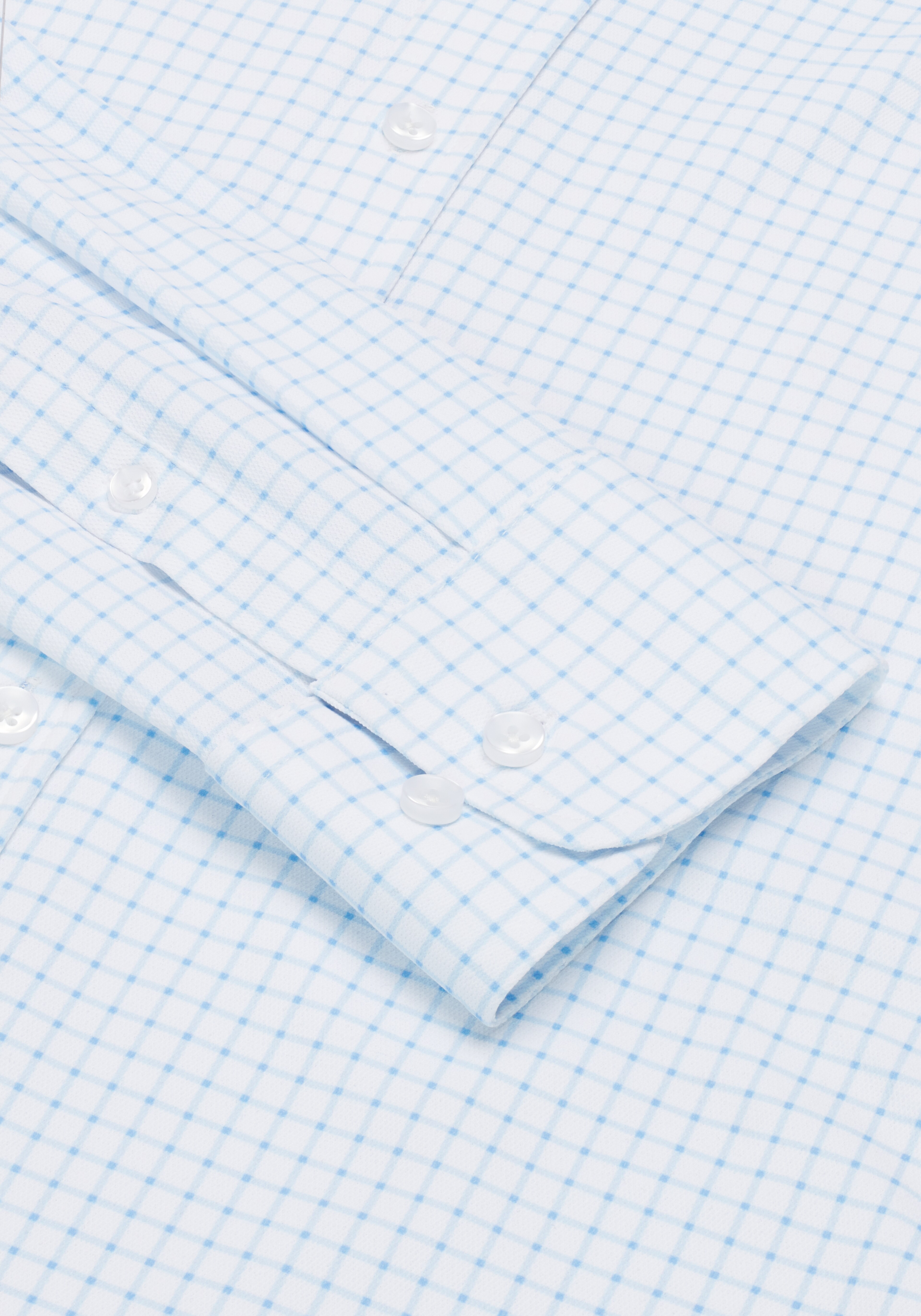 Jos. A Bank Tailored Fit Grid Pique Dress Shirt