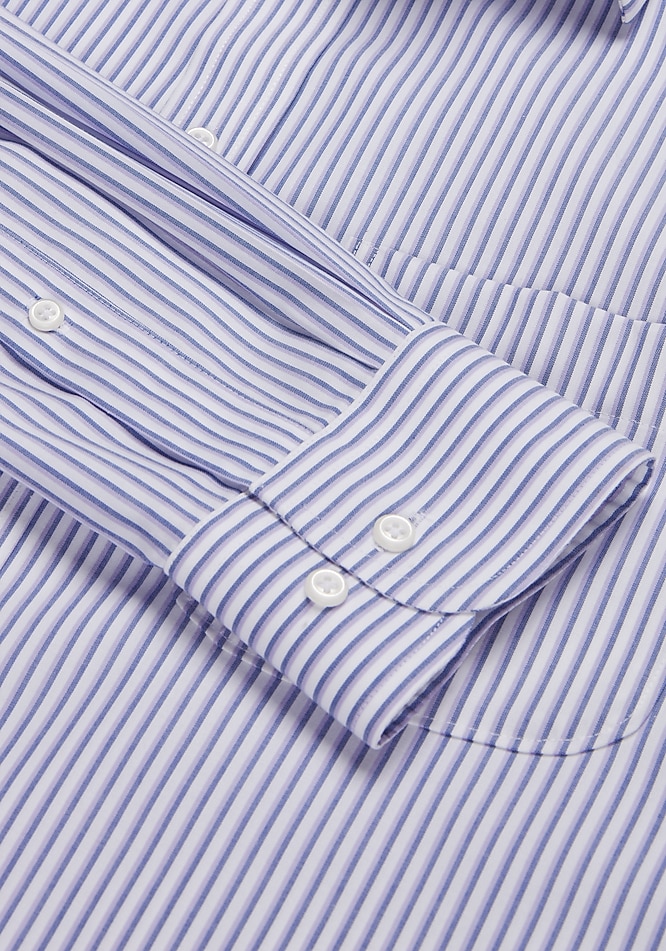 Traveler Collection Slim Fit Point Collar Stripe Dress Shirt CLEARANCE -  All Clearance | Jos A Bank