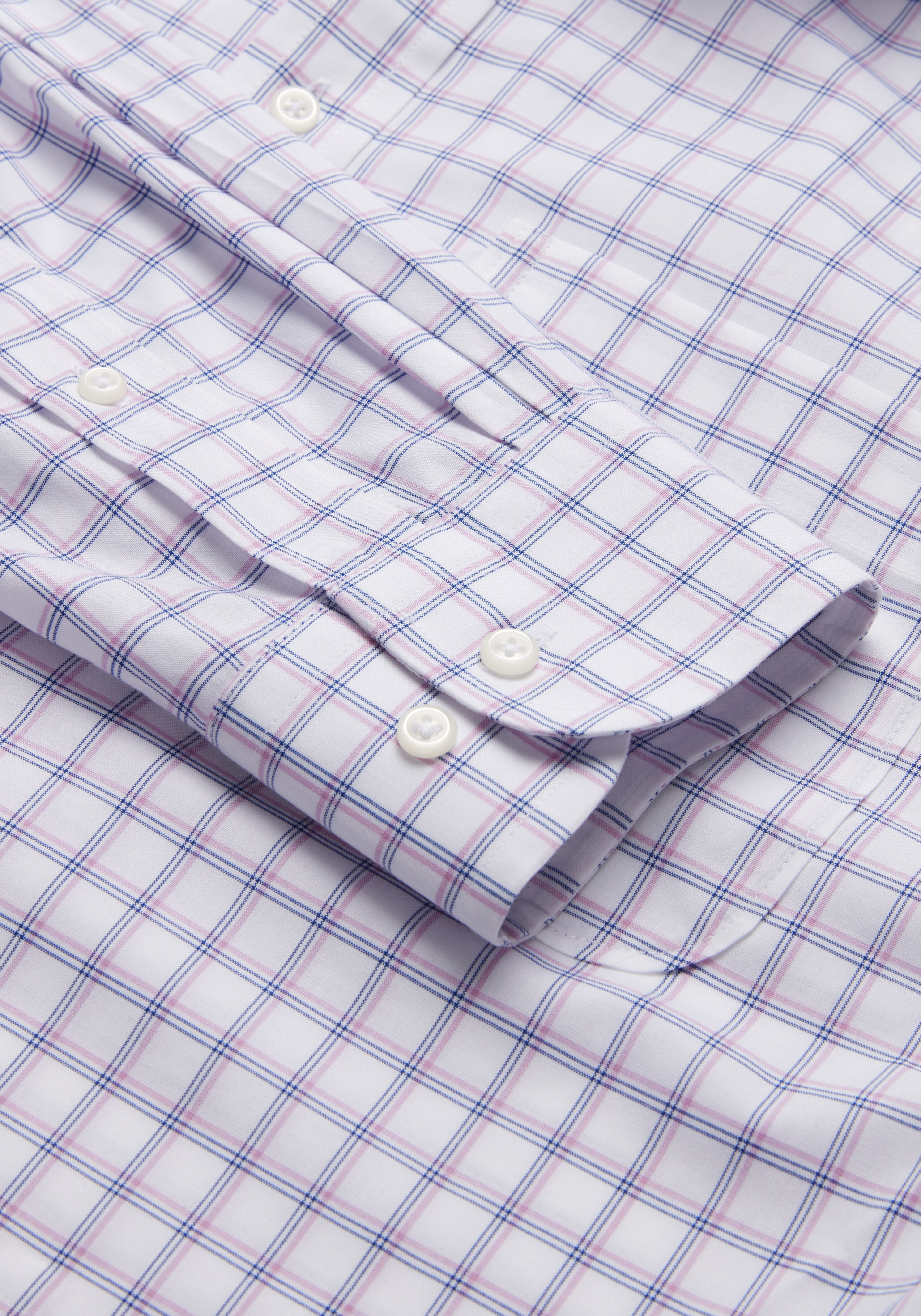 Traveler® Collection Slim Fit Plaid Dress Shirt CLEARANCE