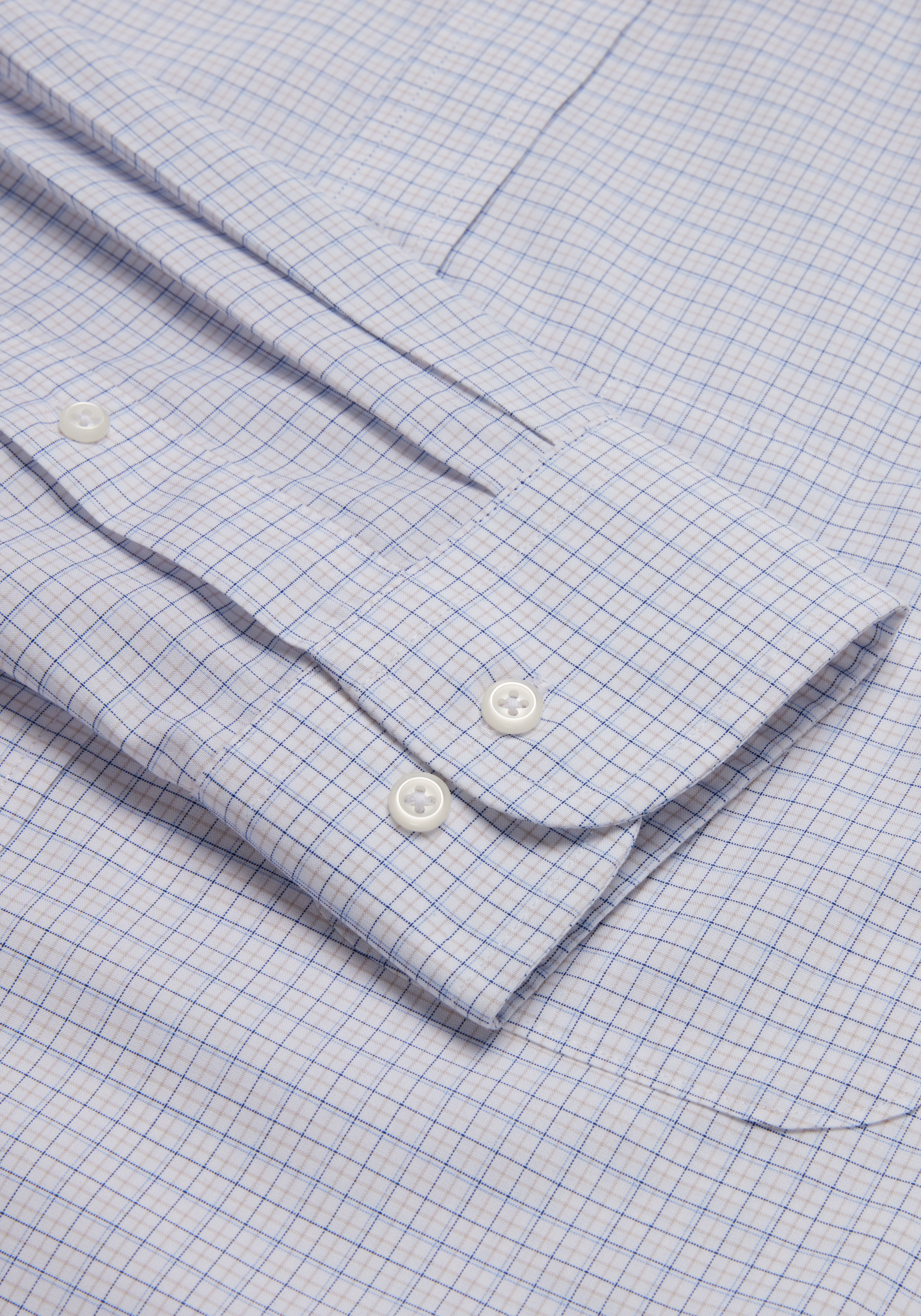 Traveler® Collection Slim Fit Spread Collar Plaid Dress Shirt CLEARANCE