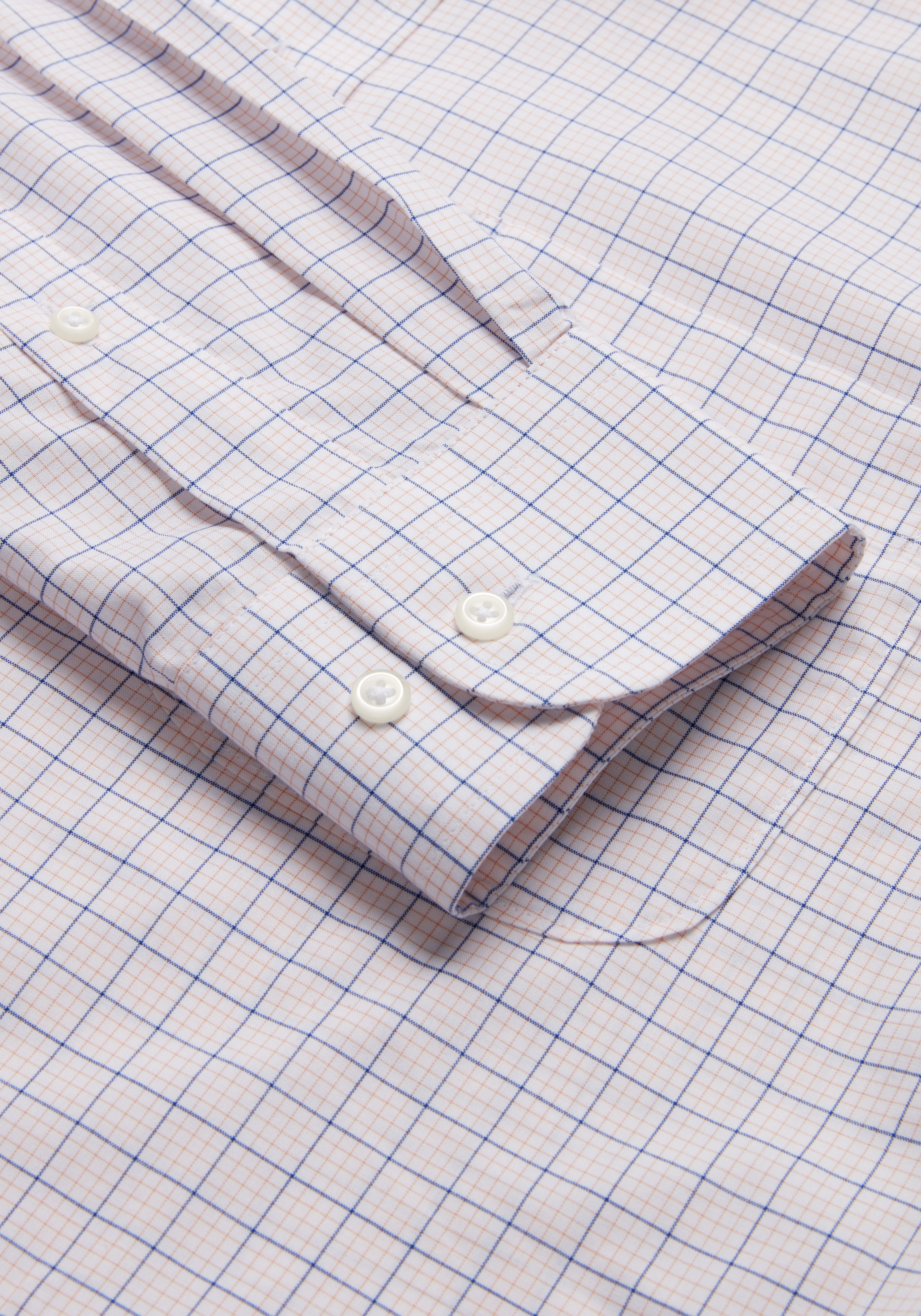 Traveler® Collection Traditional Fit Button-Down Collar Grid Dress Shirt CLEARANCE