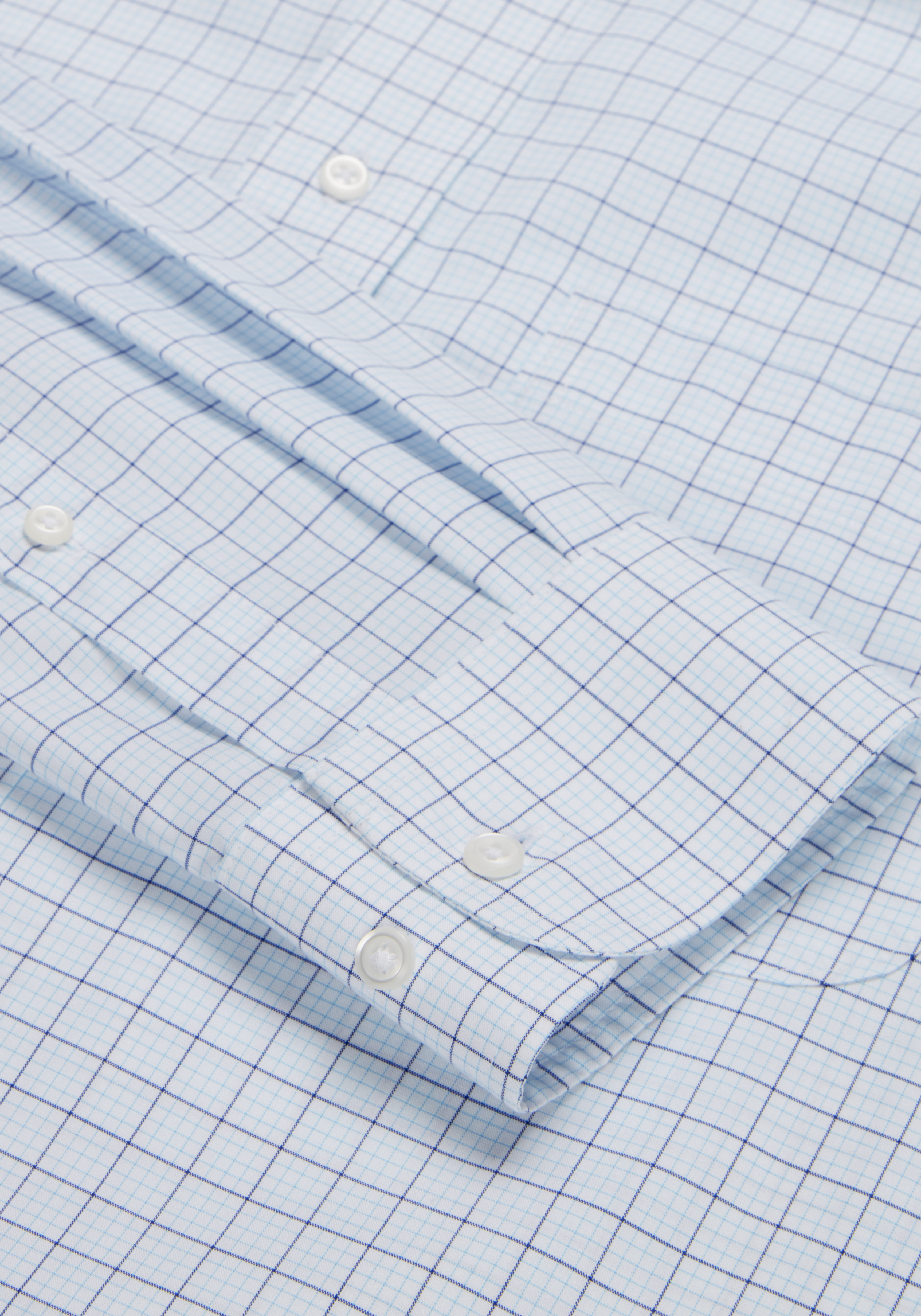 Traveler® Collection Traditional Fit Button-Down Collar Grid Dress Shirt CLEARANCE