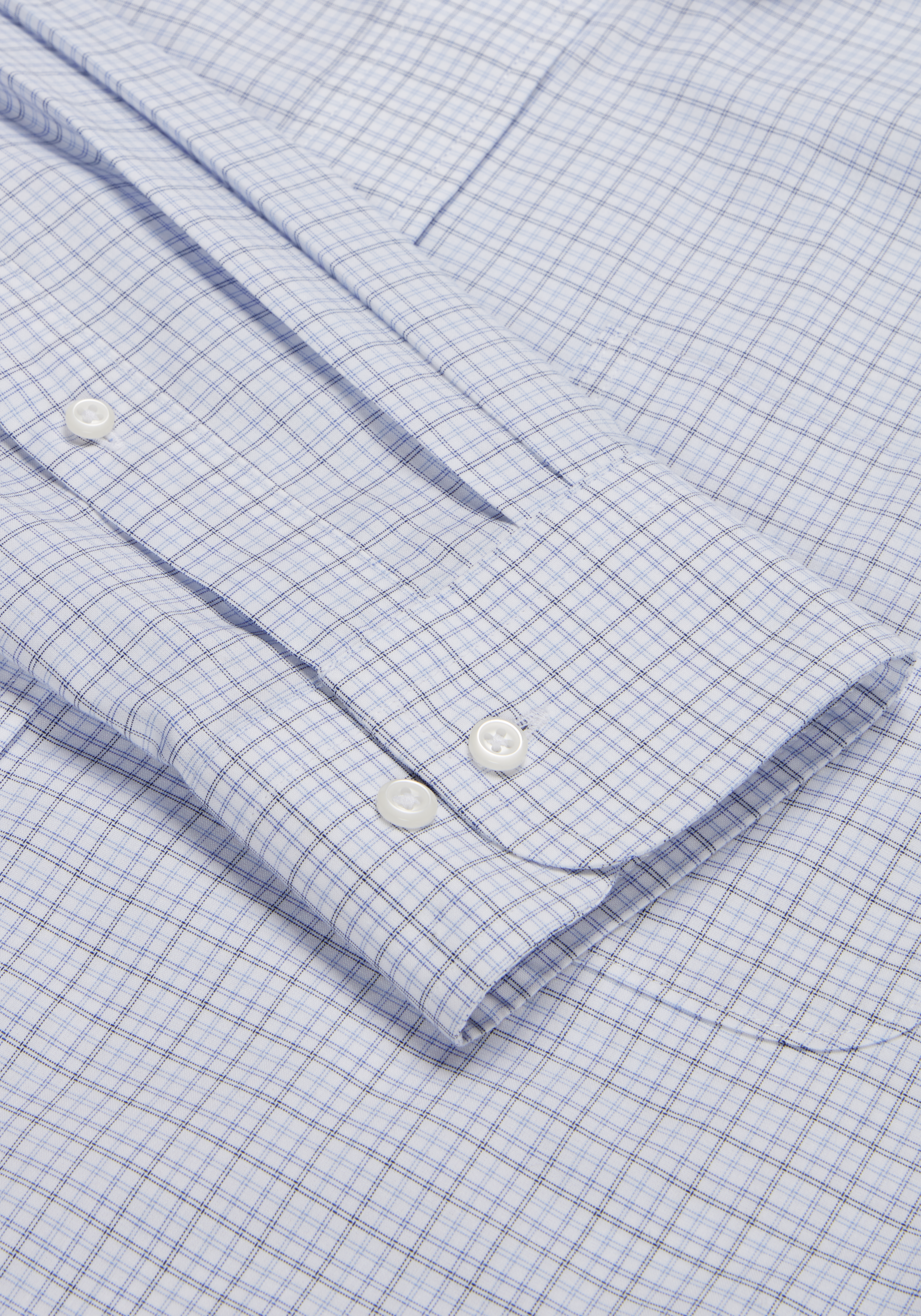 Traveler® Collection Traditional Fit Button-Down Collar Check Dress Shirt