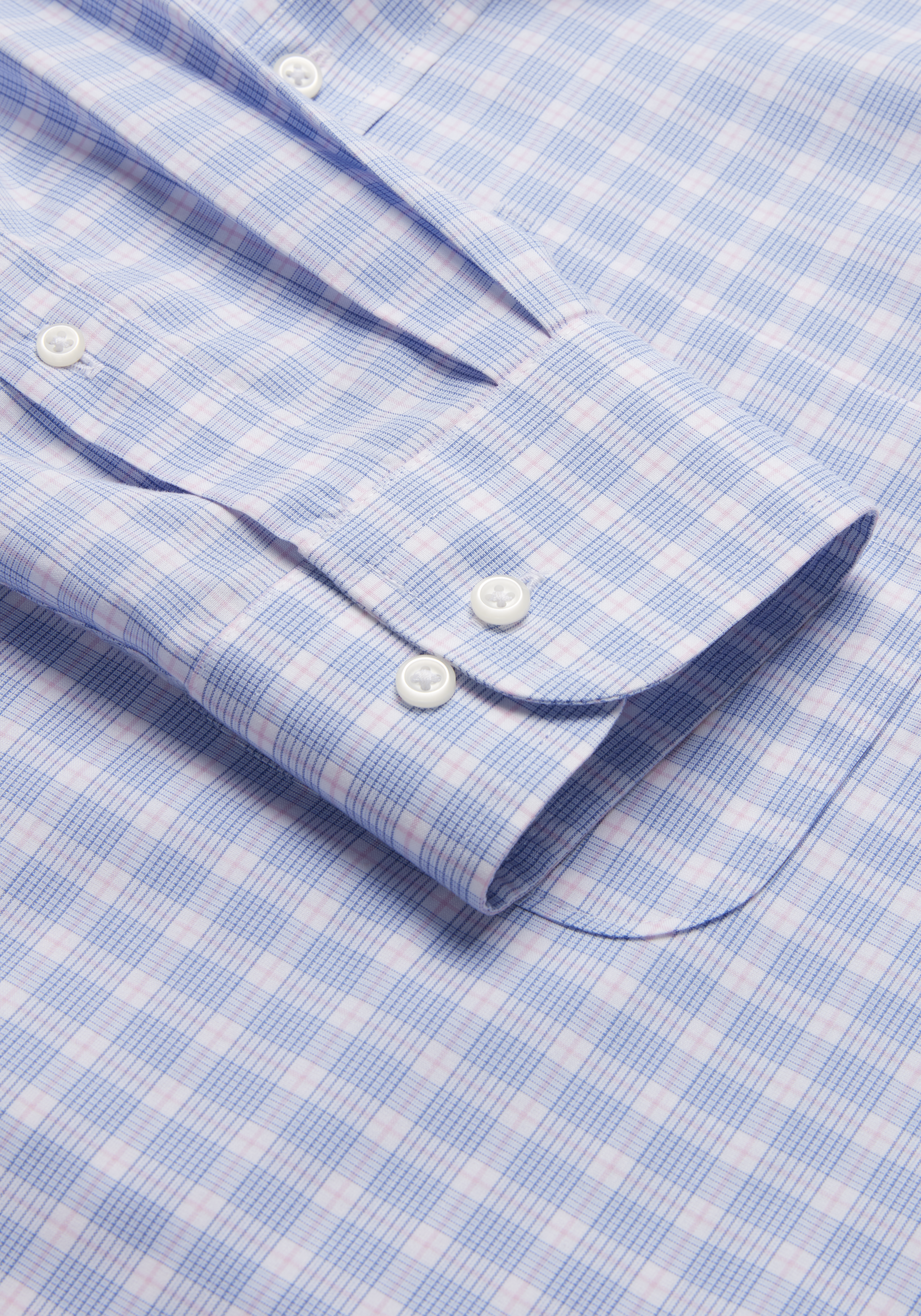 Traveler® Collection Traditional Fit Button-Down Collar Plaid Dress Shirt CLEARANCE